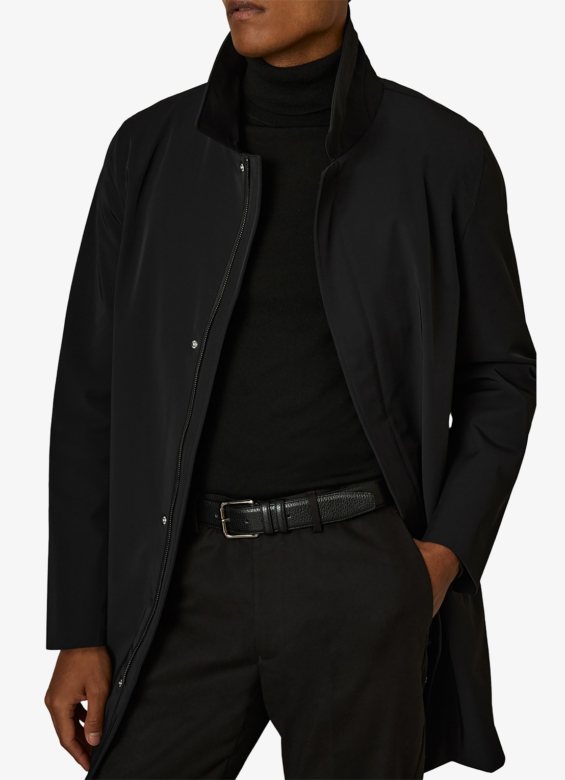 Reiss Logan jack met uitneembare voering - detail 2 zwart
