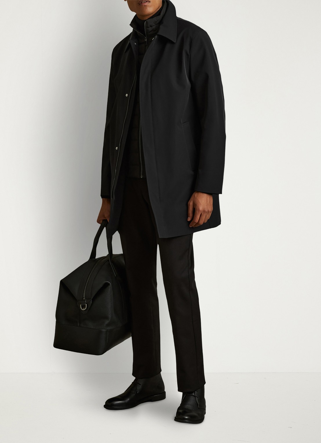 Reiss Logan jack met uitneembare voering - voorkant 5 zwart