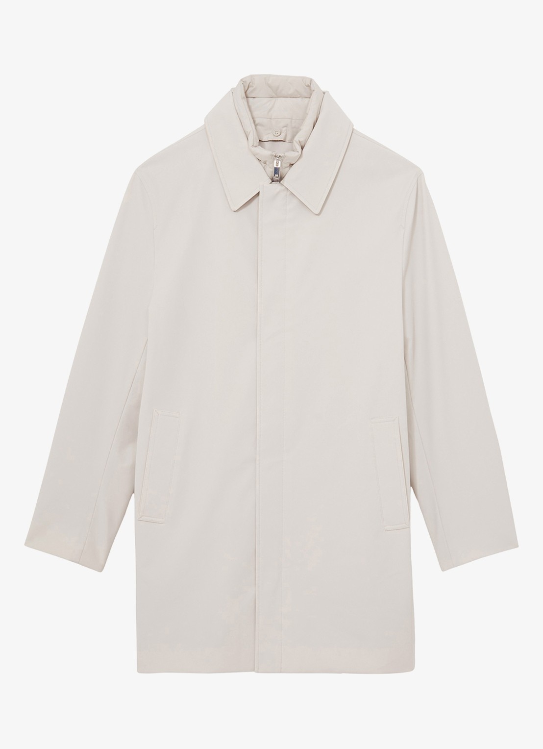 Reiss Logan jas met uitneembare binnenjas - voorkant 4 wit