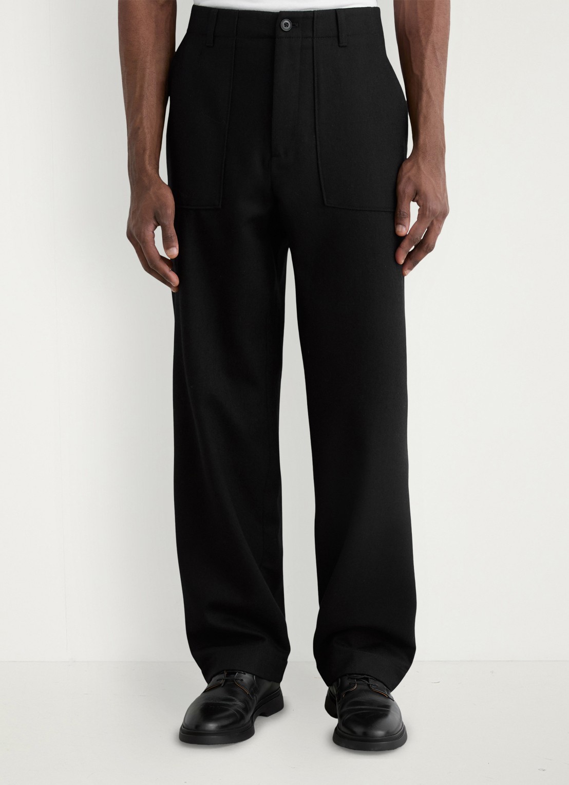 Reiss Loose fit pantalon met steekzakken - detail 4 black / zwart