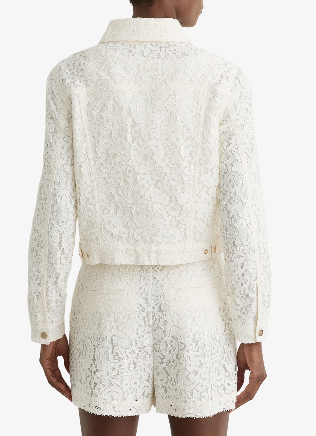 Reiss Lori jack met kant - achterkant 2 wit