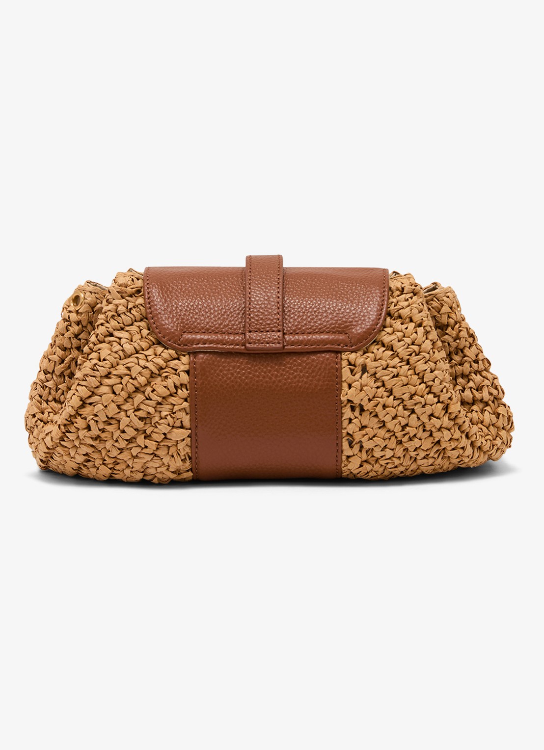 Reiss Lori schoudertas met details van leer - achterkant 6 bruin