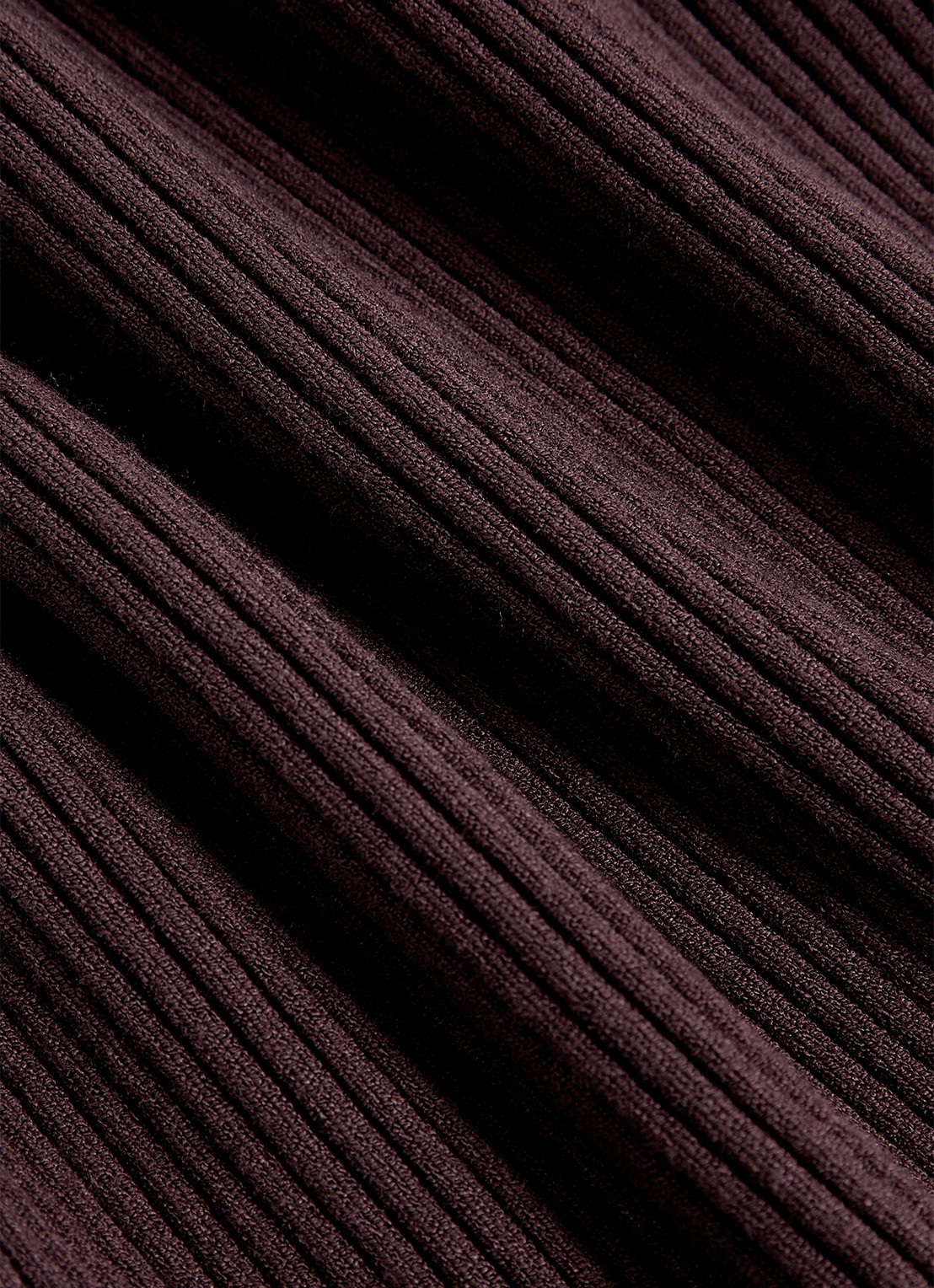 Reiss Lorna fijngebreide trui met asymmetrisch hals - detail 5 paars
