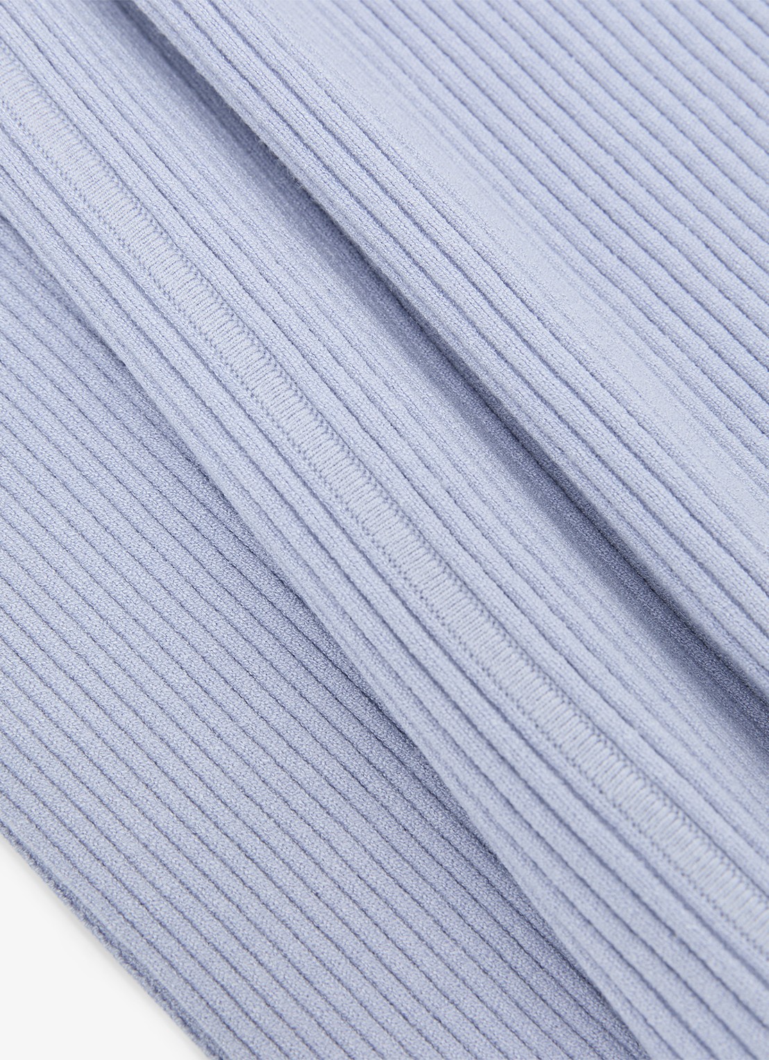 Reiss Lorna fijngebreide trui met asymmetrisch hals - detail 5 donkerblauw