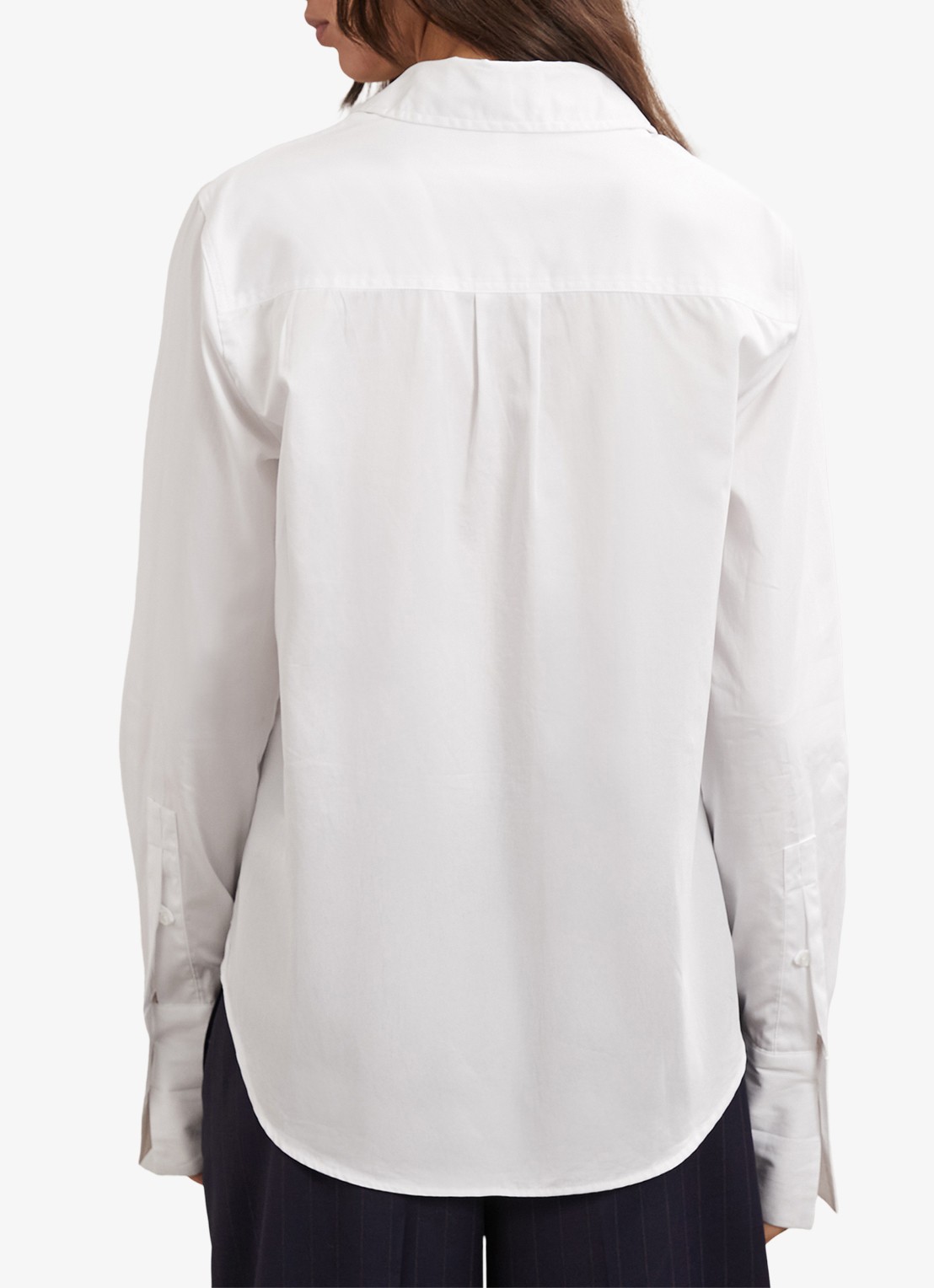 Reiss Lottie blouse met kraag - achterkant 3 wit