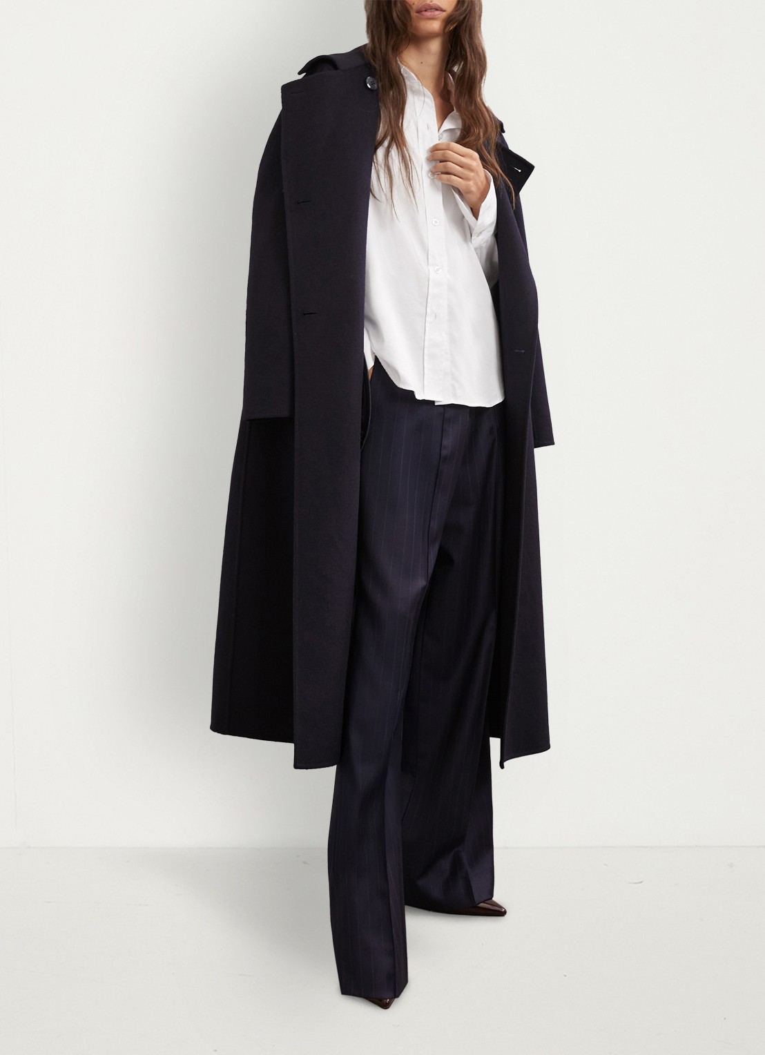 Reiss Lottie blouse met kraag - voorkant 2 wit