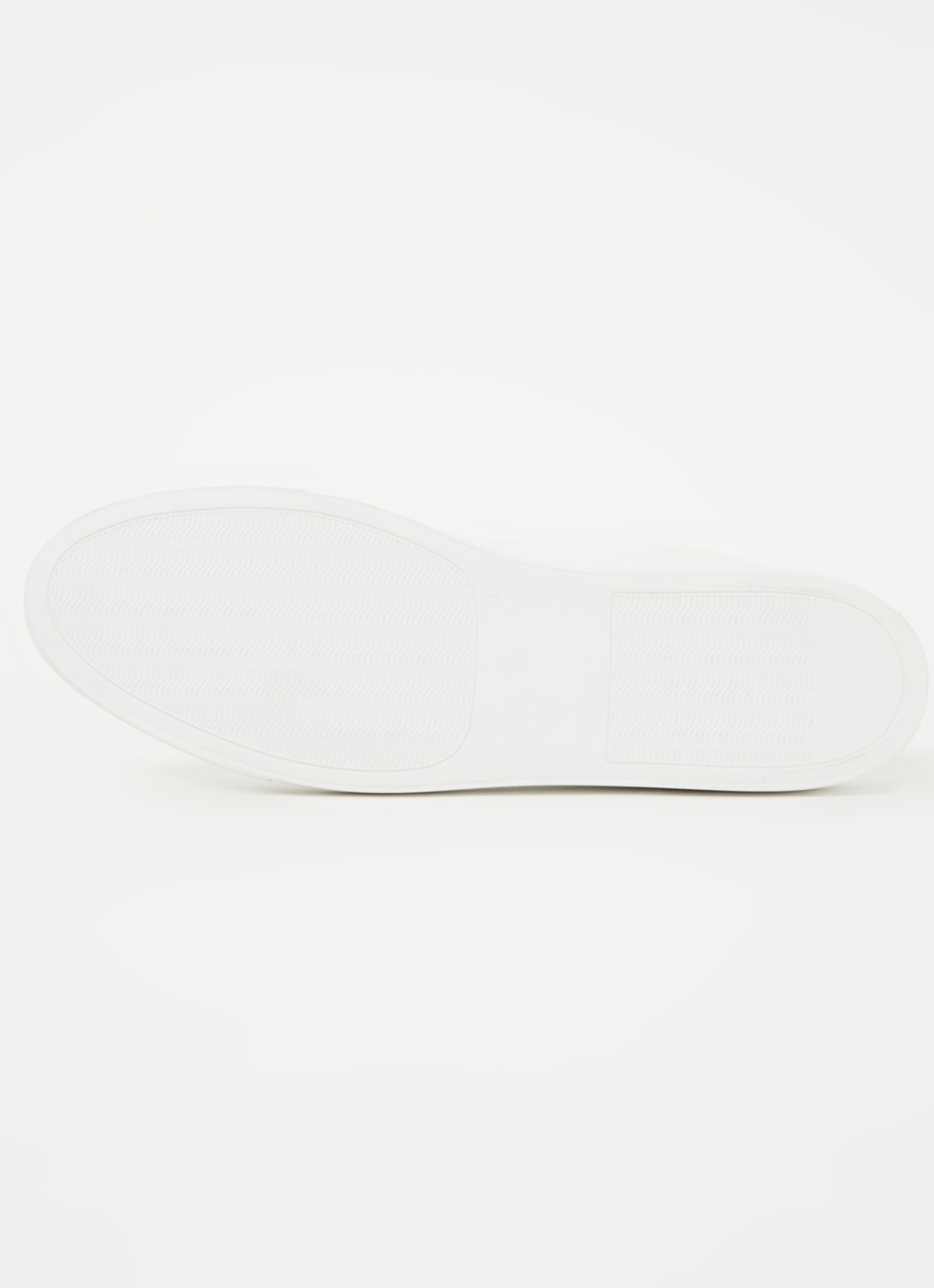 Reiss Luca Tumbled sneaker van leer - detail 5 white / wit