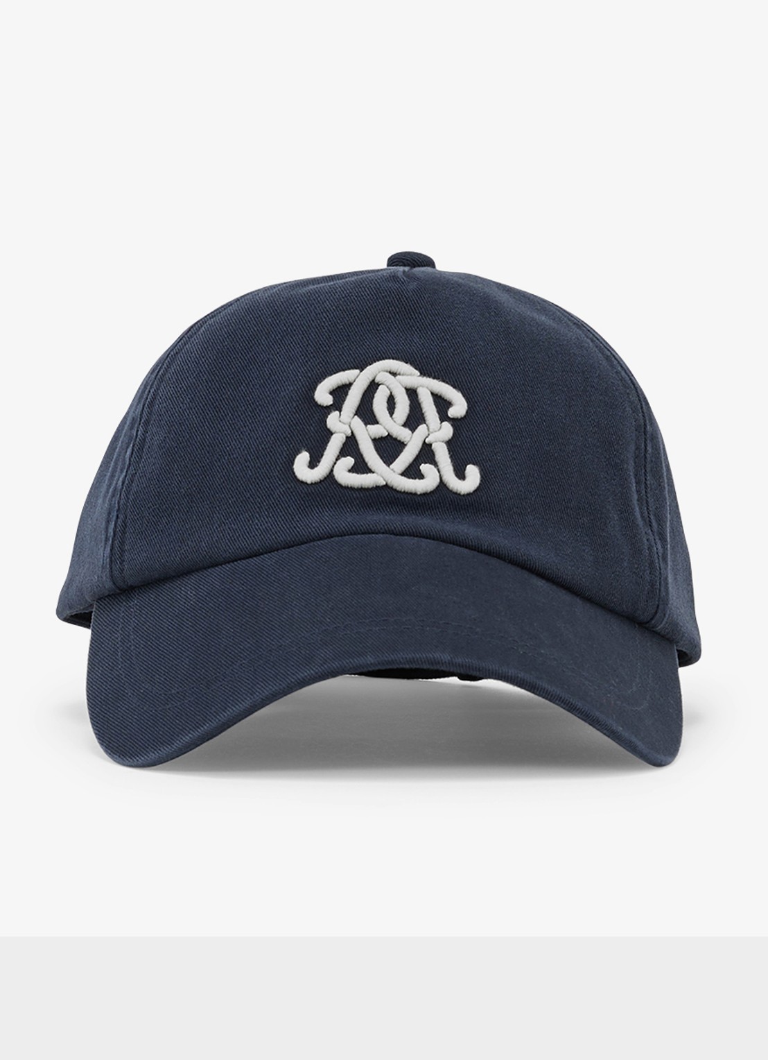 Reiss Luzon pet met logoborduring - voorkant navy / blauw