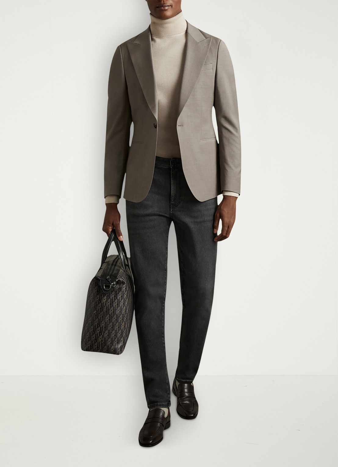 Reiss Maddison slim fit jeans  - detail 3 zwart
