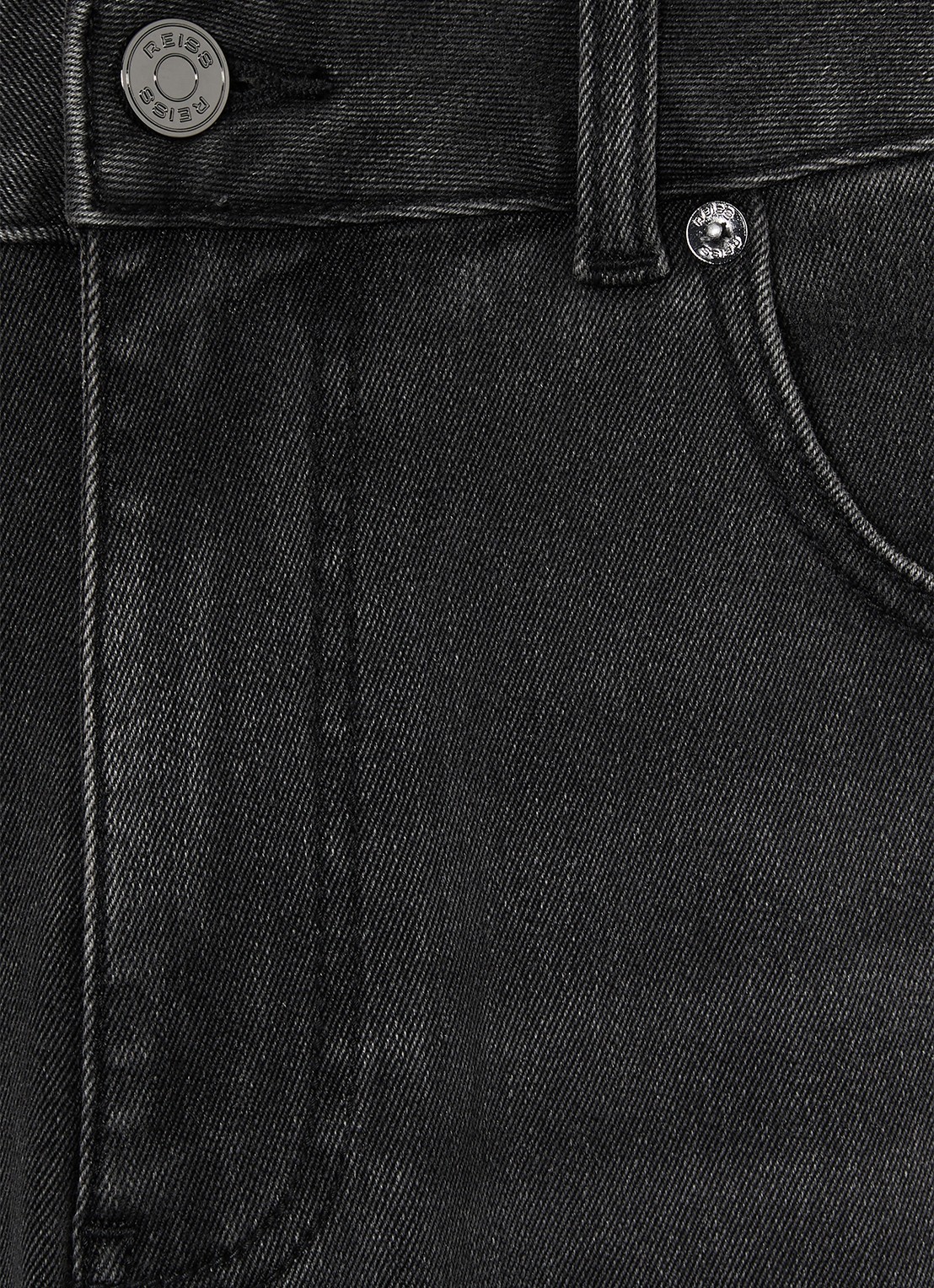 Reiss Maddison slim fit jeans  - detail 4 zwart