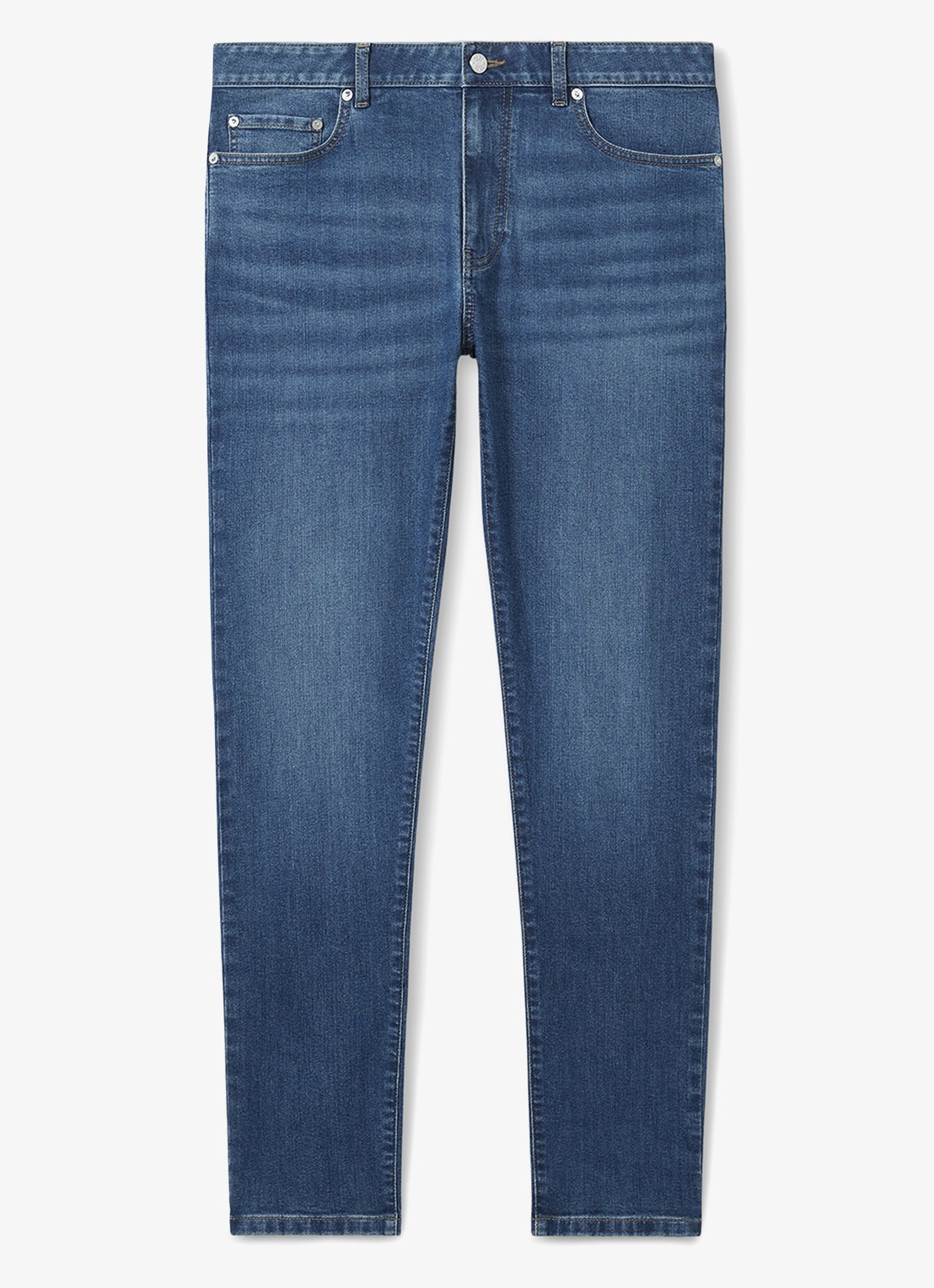 Reiss Maddison tapered fit jeans - voorkant 2 indigo