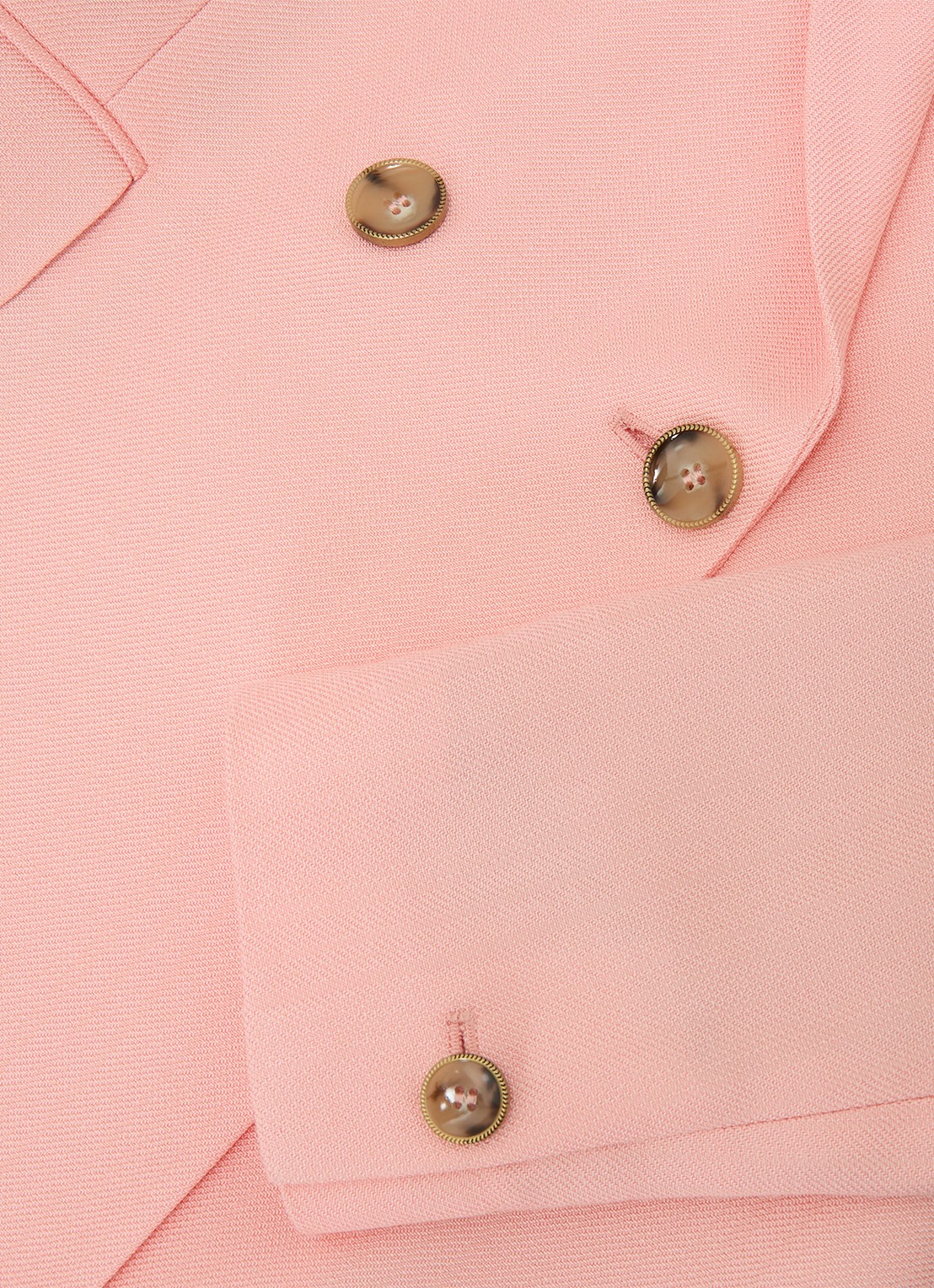 Reiss Magda double-breasted blazer met klepzakken  - detail 6 oudroze