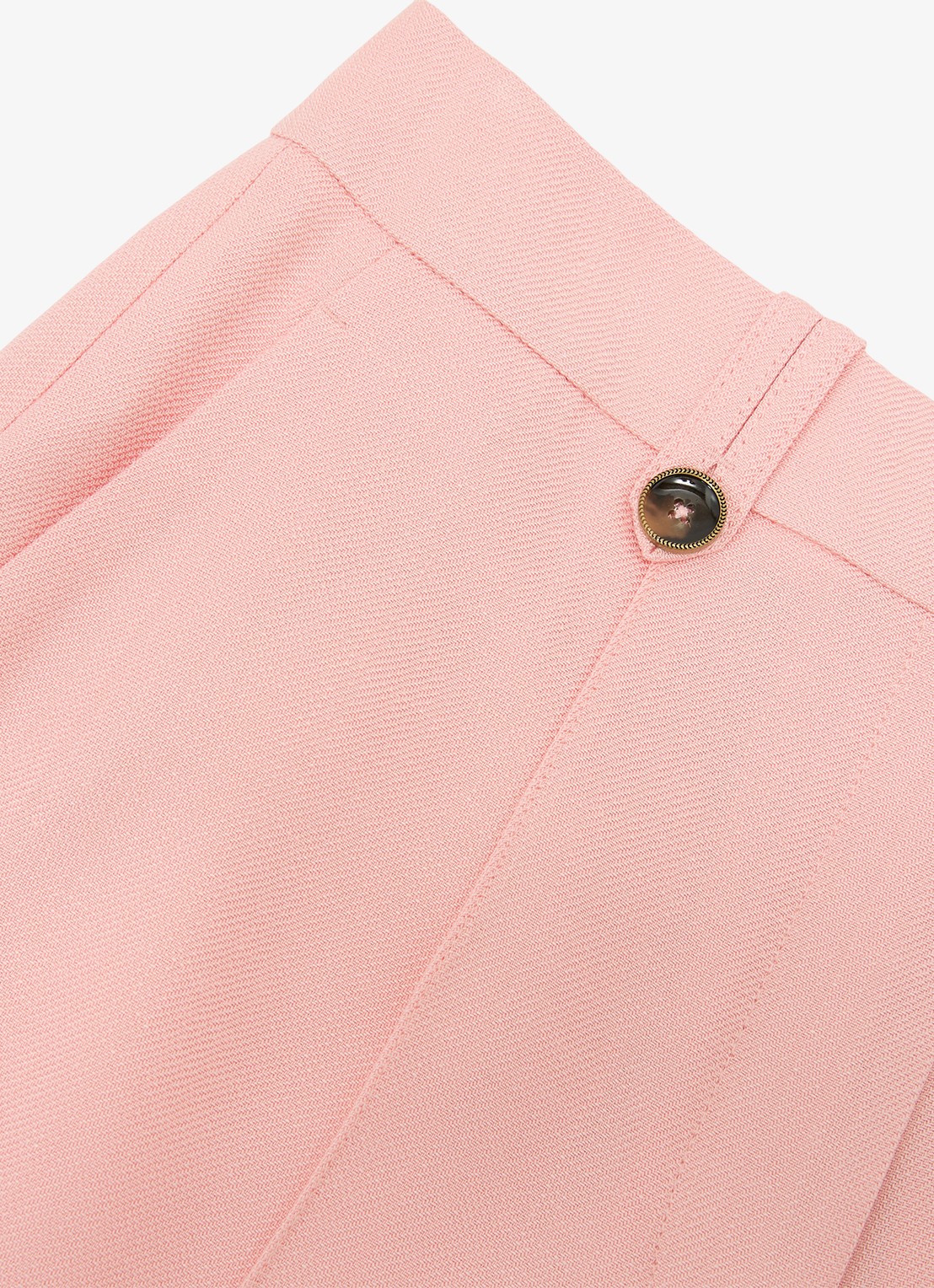 Reiss Magda wide leg pantalon met steekzakken - detail 5 oudroze