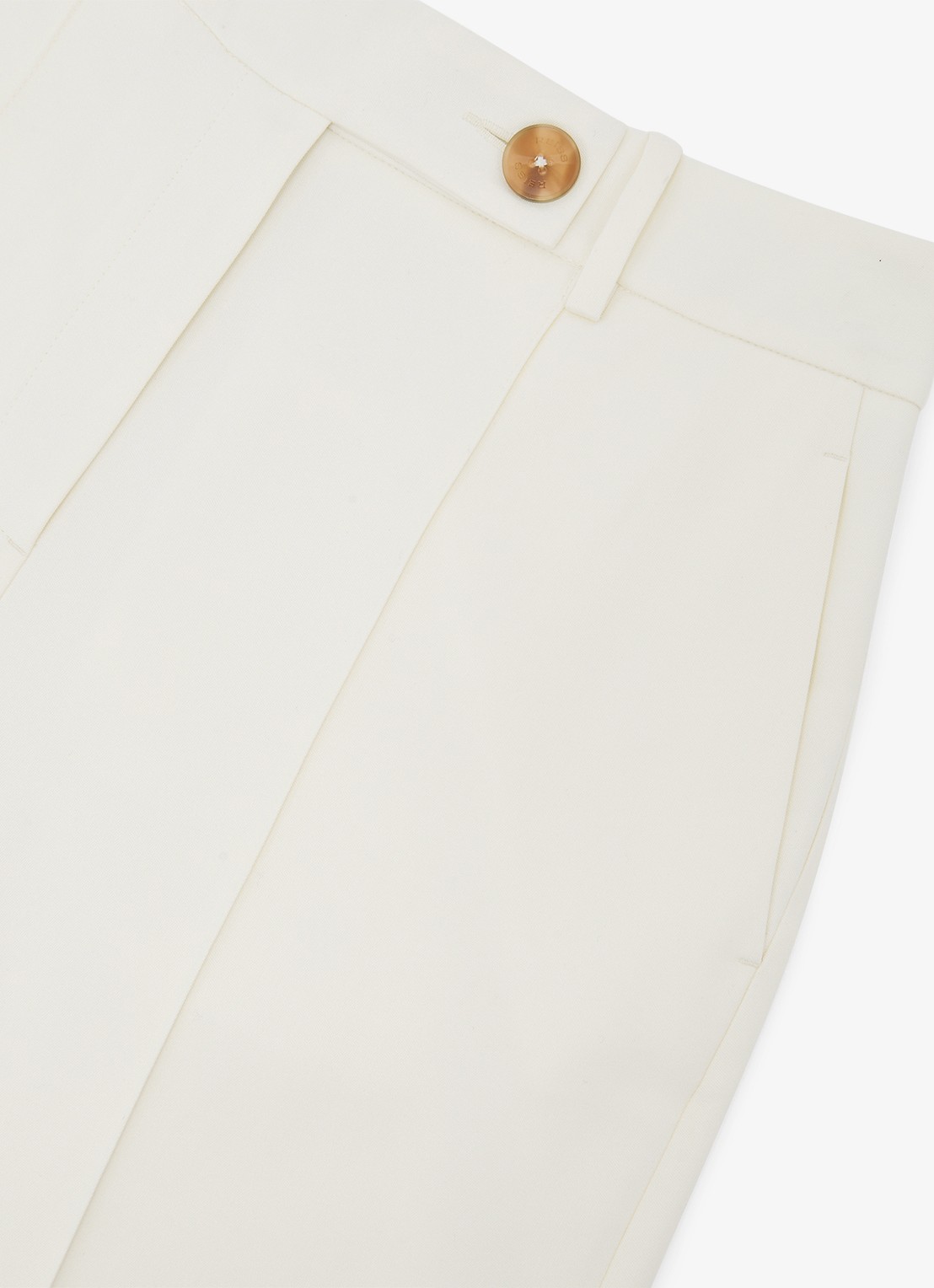 Reiss Malin wide fit pantalon met steekzakken - detail 7 beige