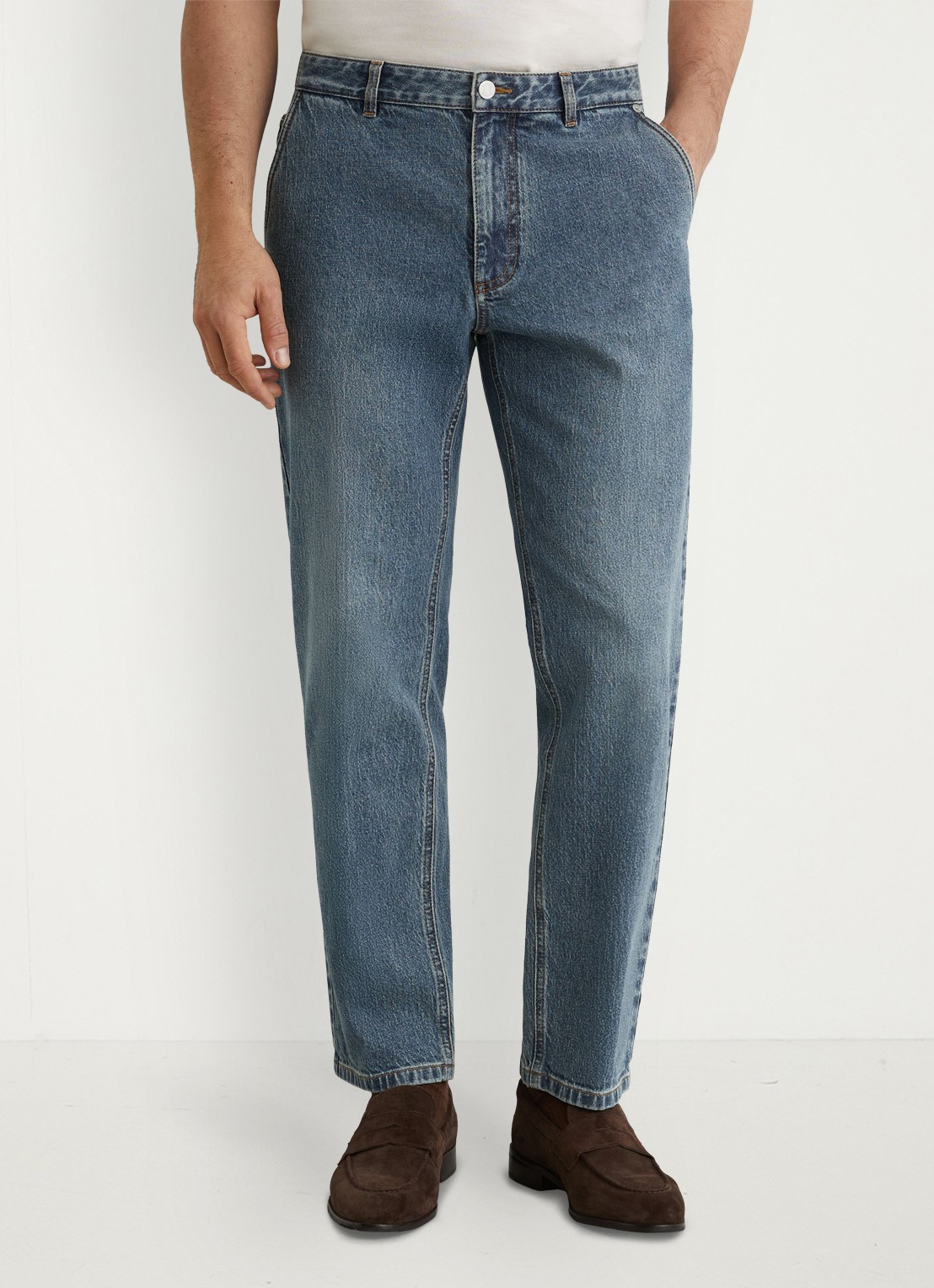 Reiss Manhattan straigt let jeans met steekzakken - detail 4 indigo