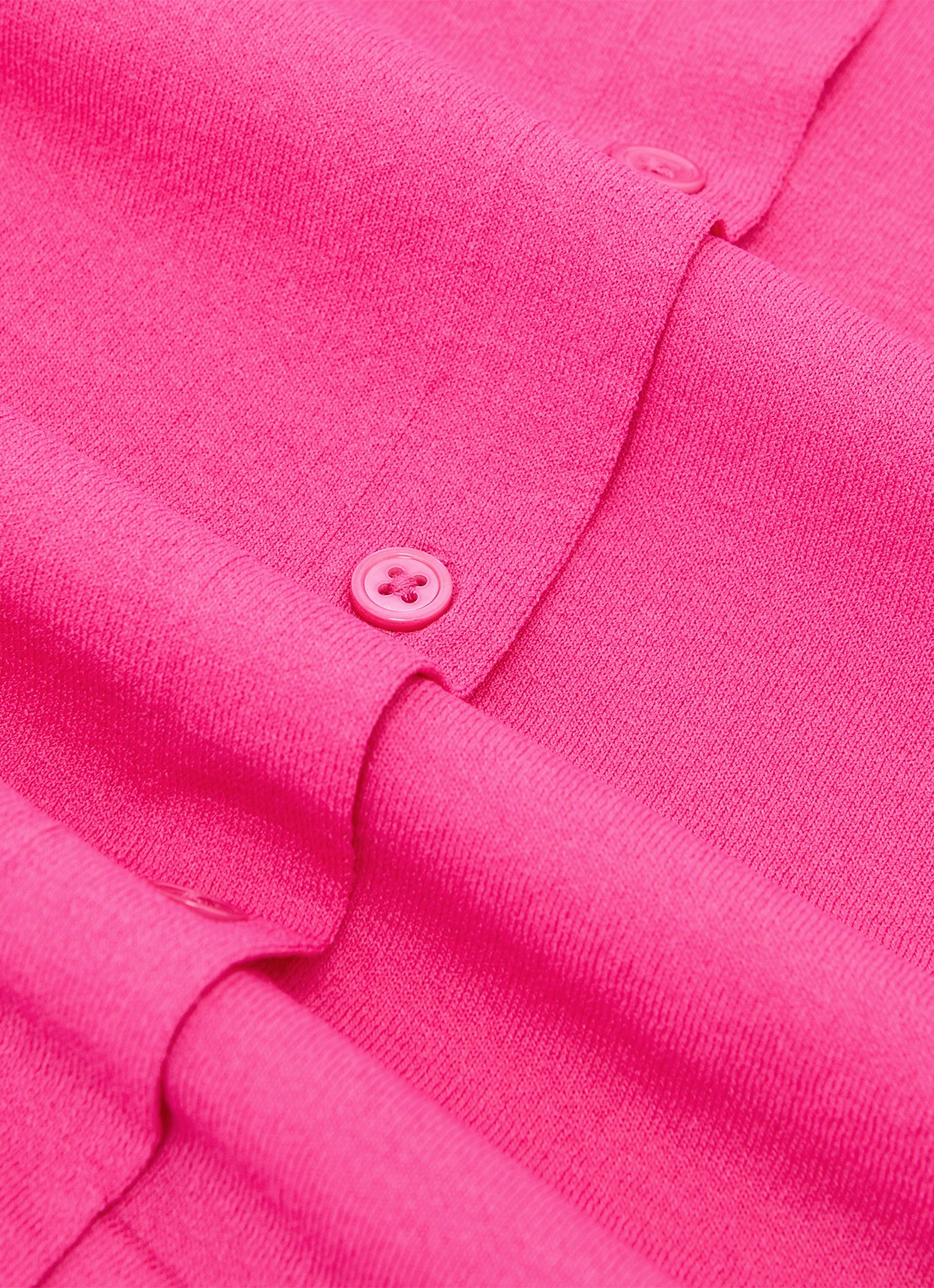 Reiss Mara fijngebreid vest met ronde hals - detail 3 oudroze