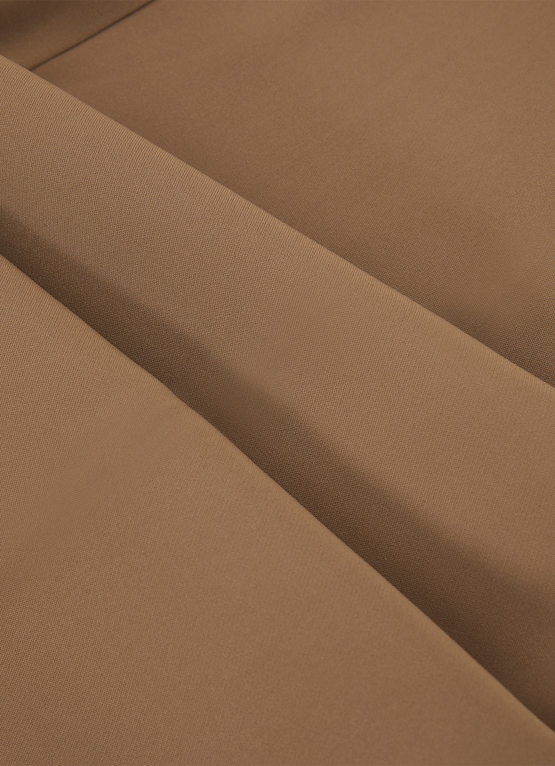 Reiss Margeaux high waist wide fit pantalon met steekzakken - detail 6 camel
