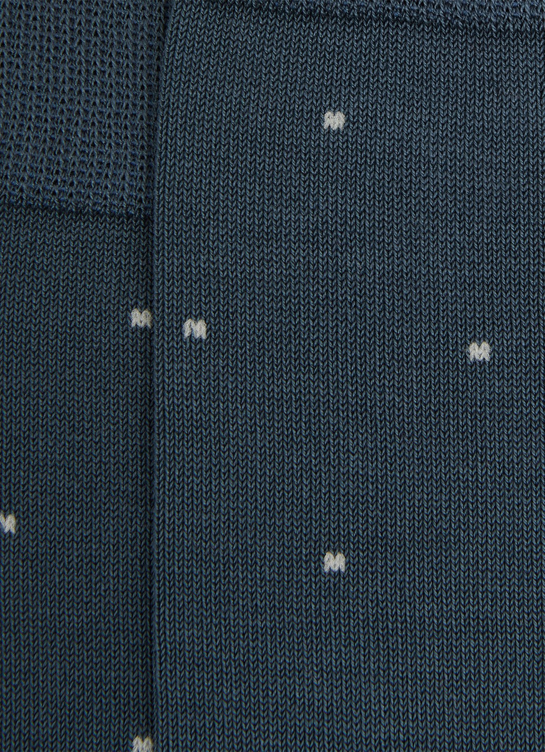 Reiss Mario sokken met stippenprint - detail 4 donkerblauw