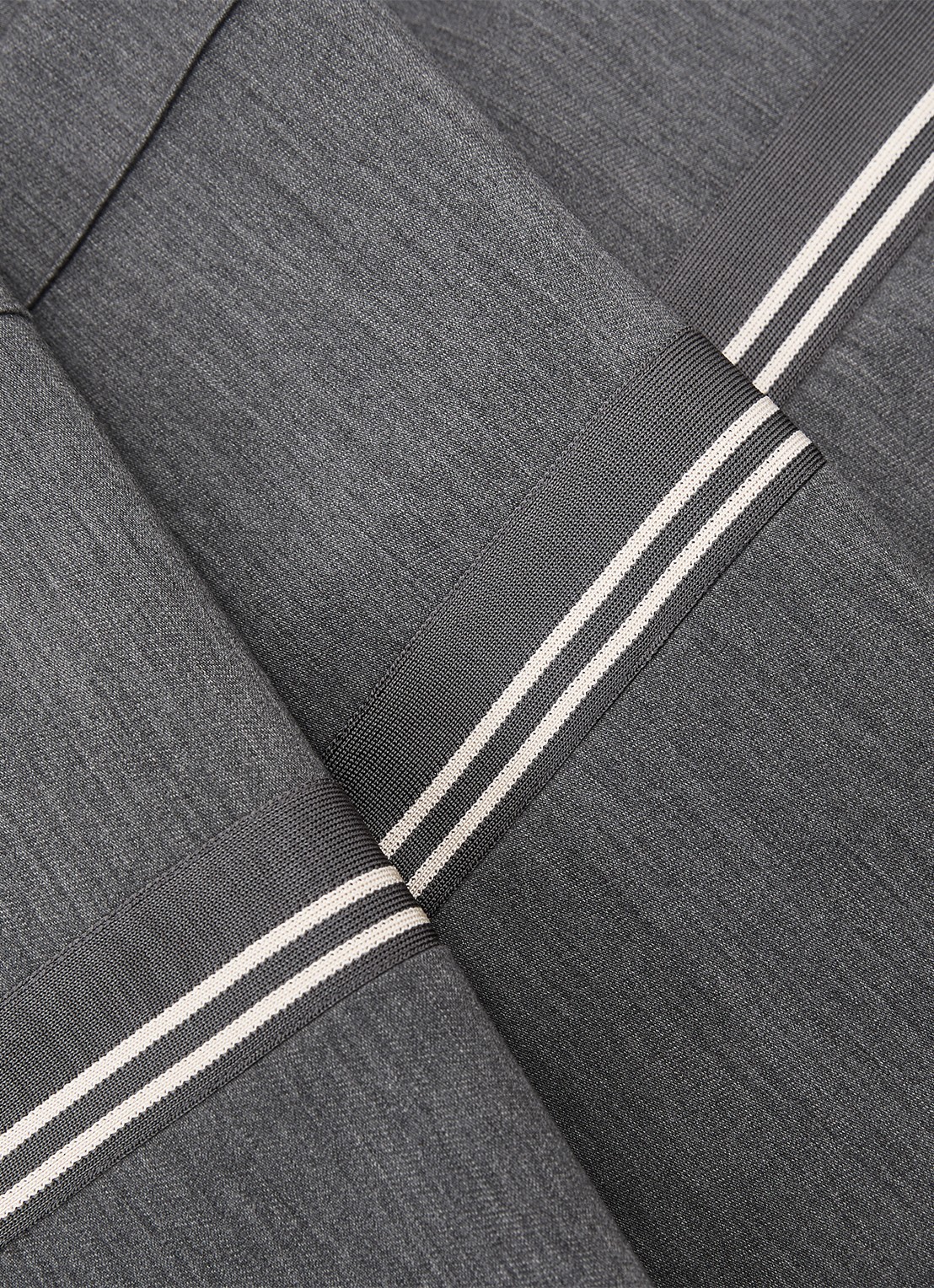 Reiss Marlow high waist wide fit trackpants met gestreept detail - detail 6 grijs