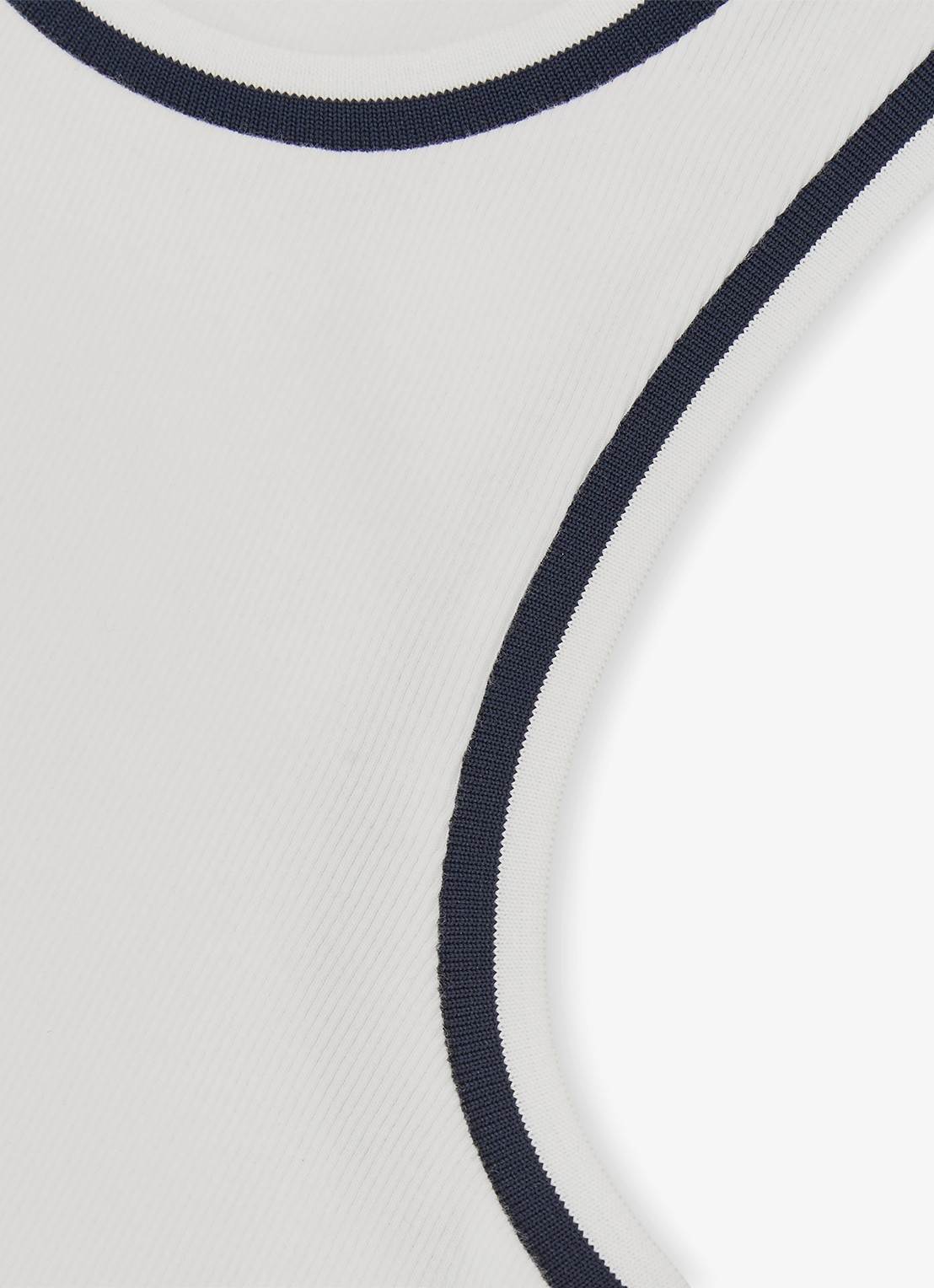 Reiss Matilda tanktop met ribstructuur - detail 6 wit