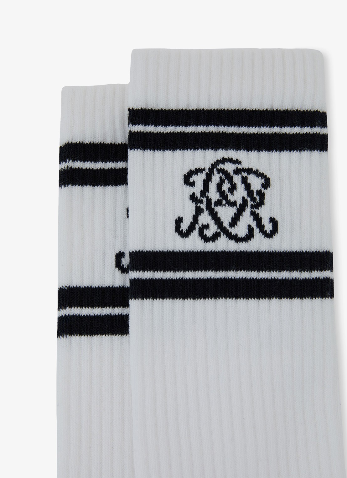 Reiss Maurice sokken in katoenblend met logo - detail 2 wit