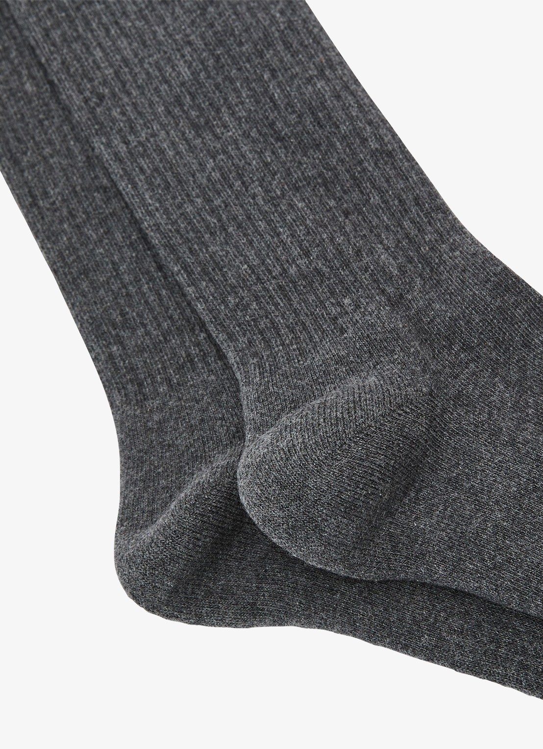 Reiss Maxim sokken met ribstructuur - detail donkergrijs