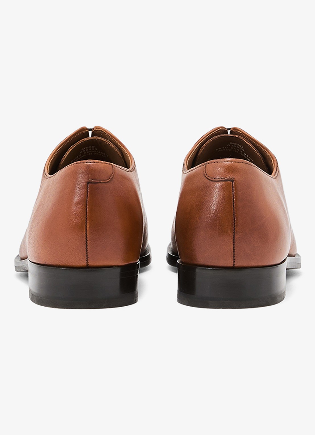 Reiss Mead veterschoen van leer - achterkant 6 bruin
