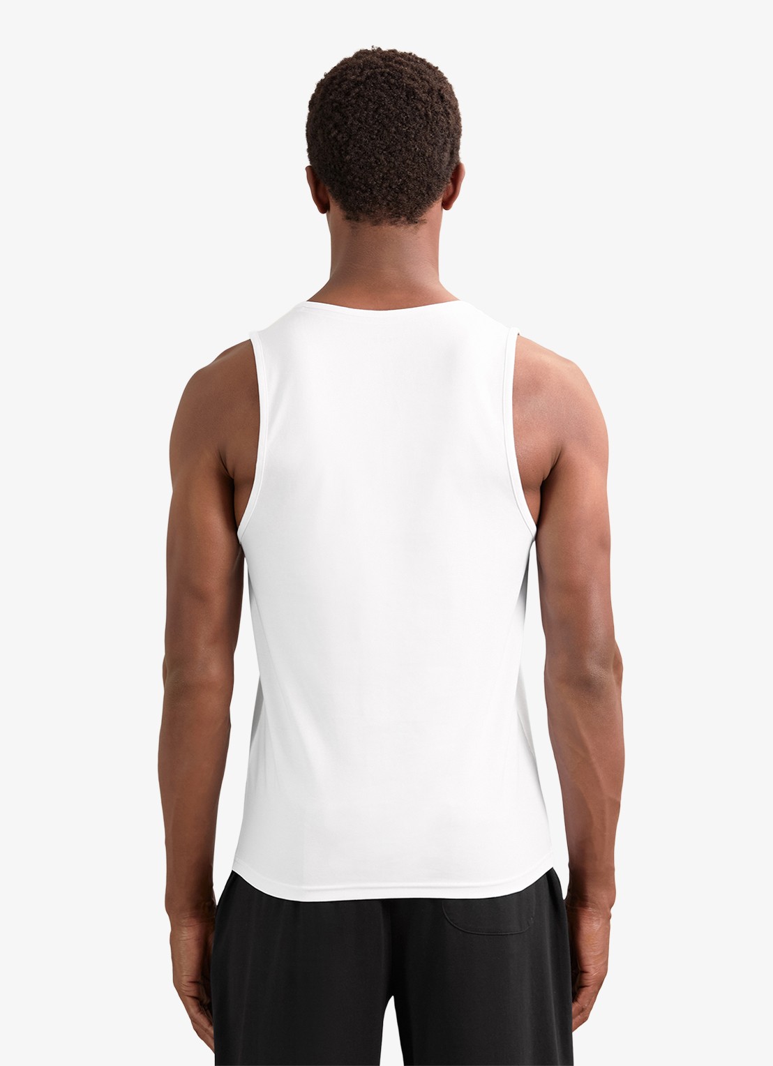Reiss Monty singlet van katoen in 2-pack - achterkant 7 wit
