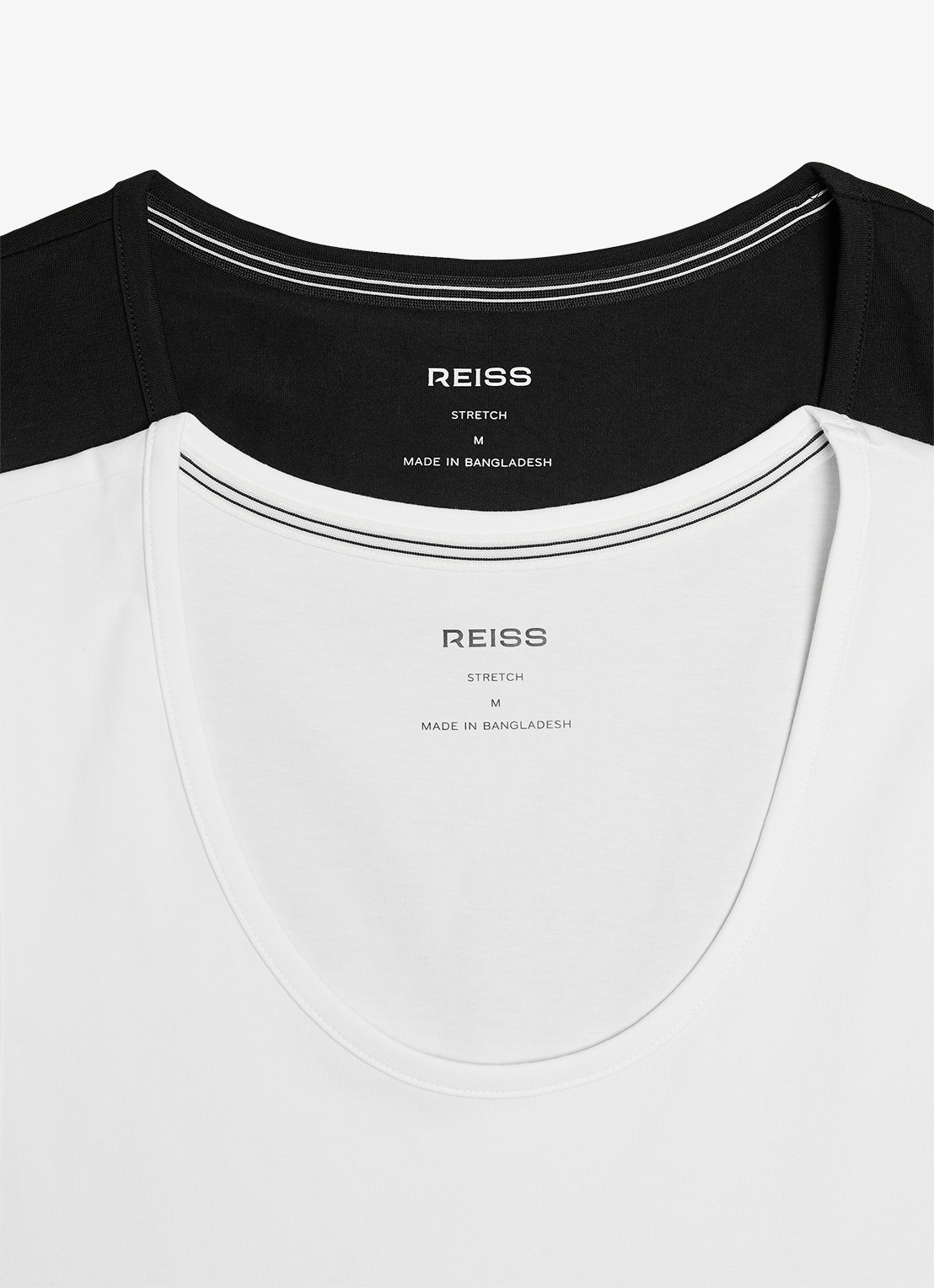 Reiss Monty singlet van katoen in 2-pack - detail 5 wit