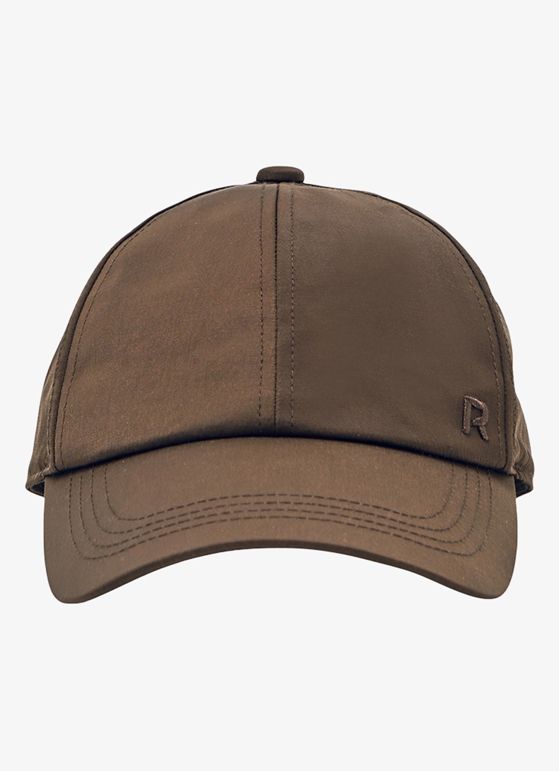 Reiss Nicole pet met logoborduring  - voorkant 4 bruin