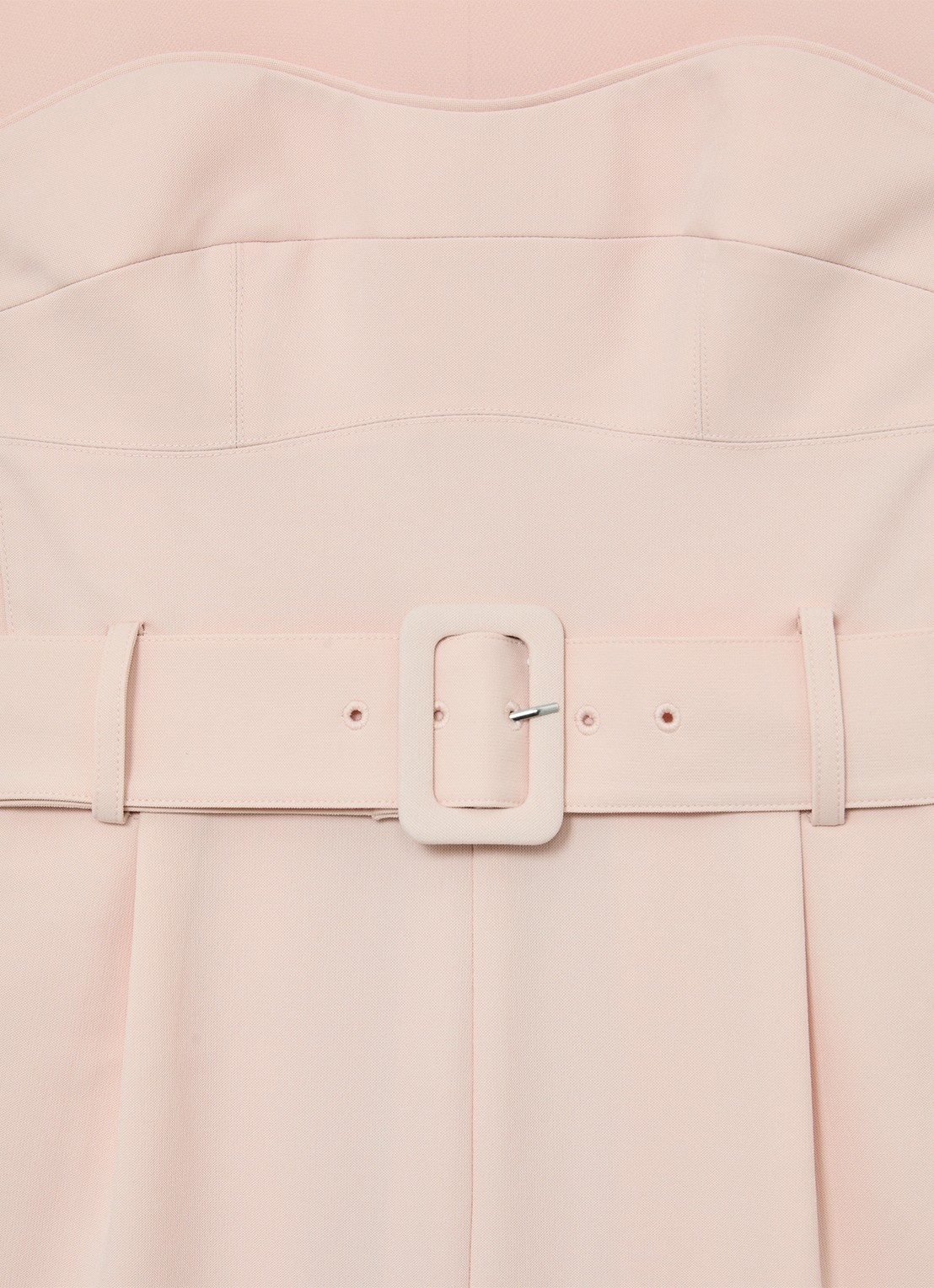 Reiss Ora straight fit playsuit met ceintuur - detail 5 roze