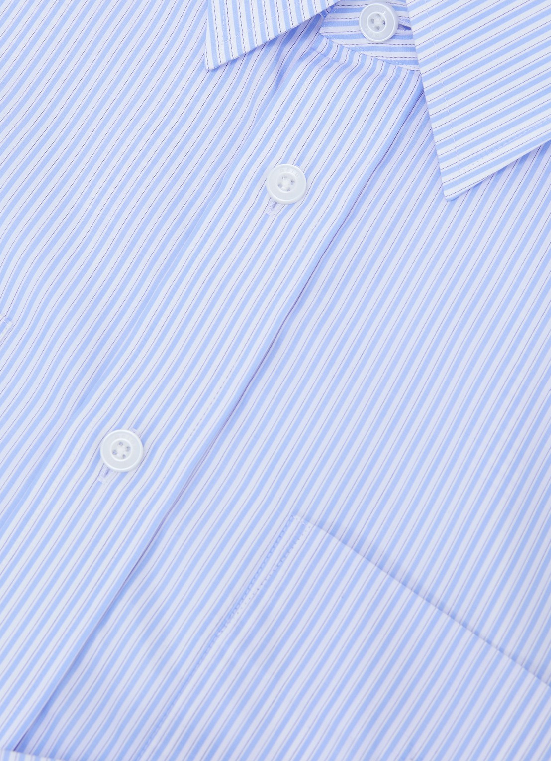 Reiss Ovante overshirt van lyocell - detail 3 lichtblauw