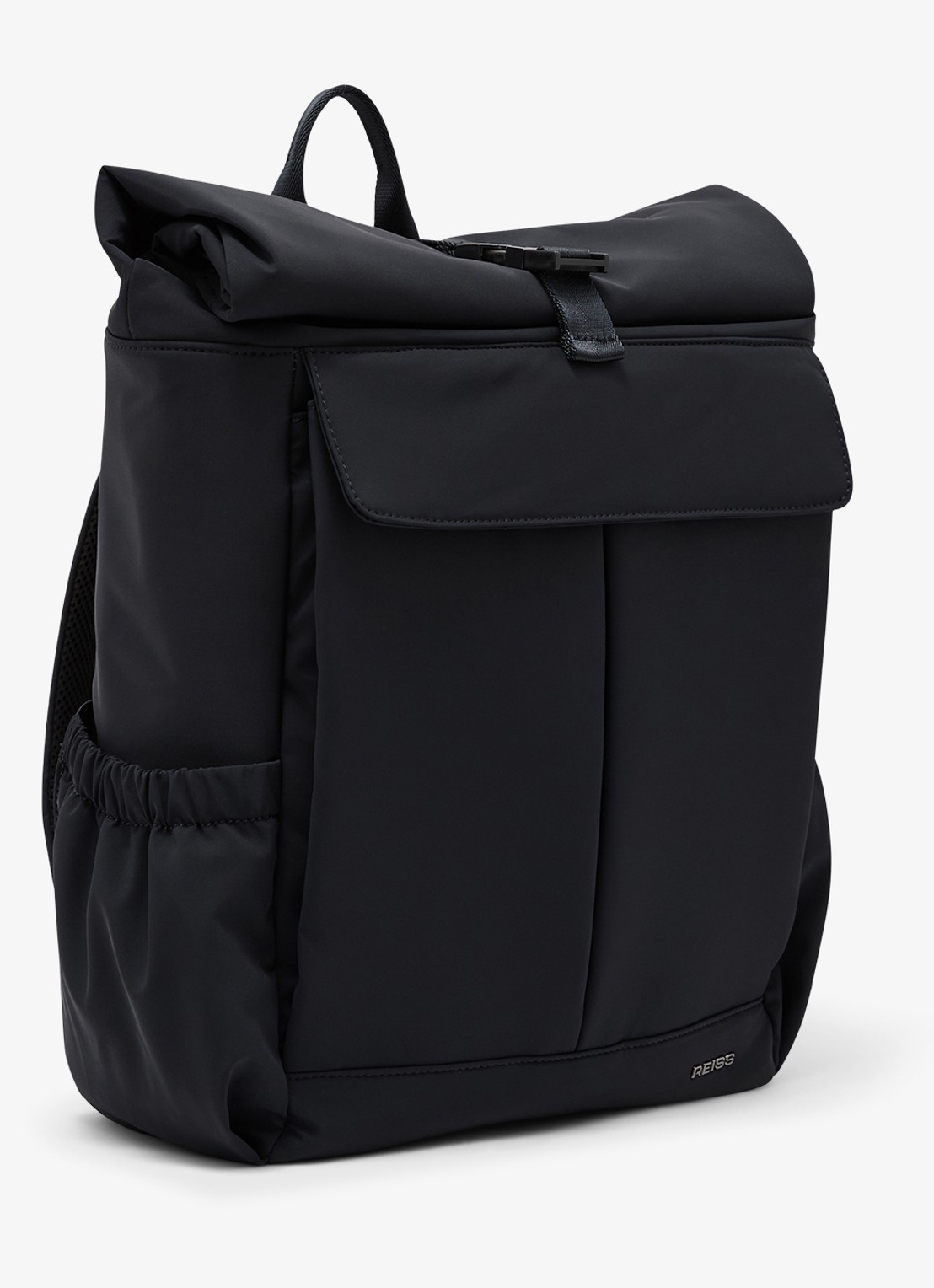 Reiss Pascal Technical Roll-Top rugzak met logo - detail 3 navy / blauw