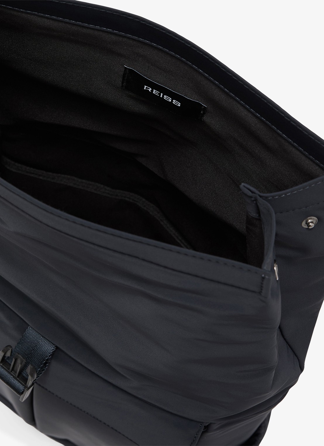 Reiss Pascal Technical Roll-Top rugzak met logo - detail 4 navy / blauw