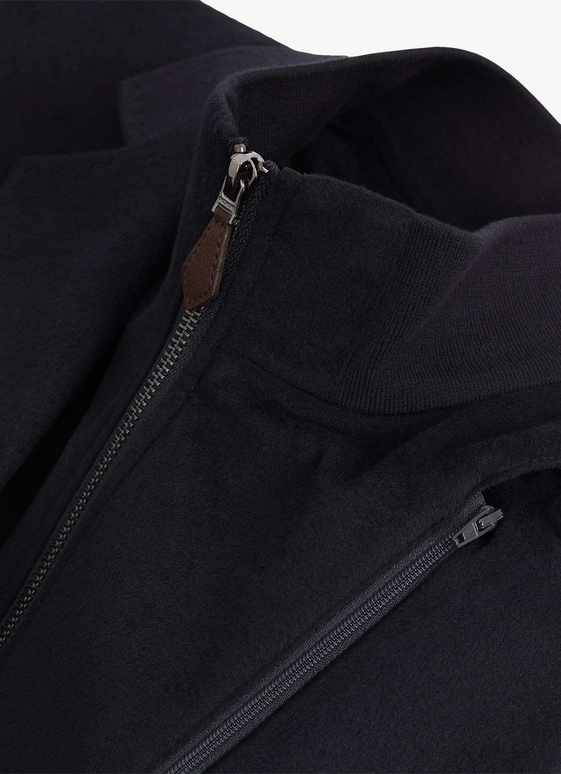 Reiss Patch single breasted colbert in wolblend - detail 4 donkerblauw