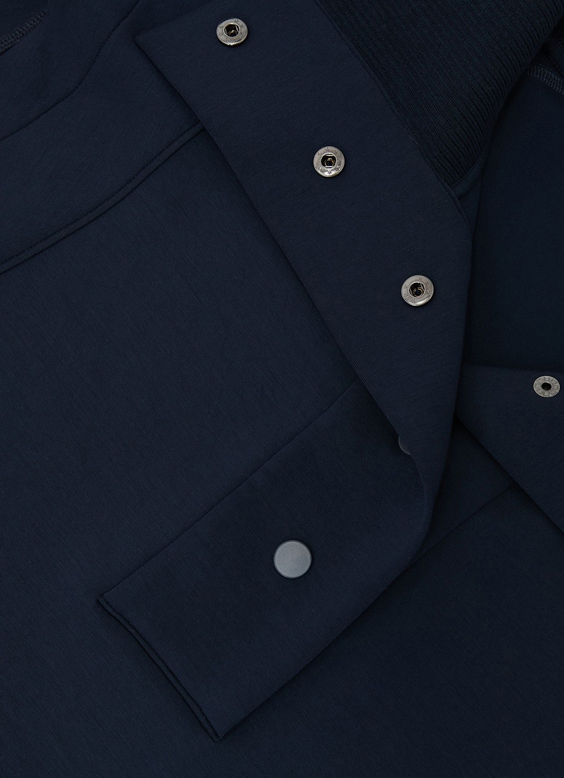 Reiss Phoebe mouwloze top met opstaande kraag - detail 3 navy / blauw