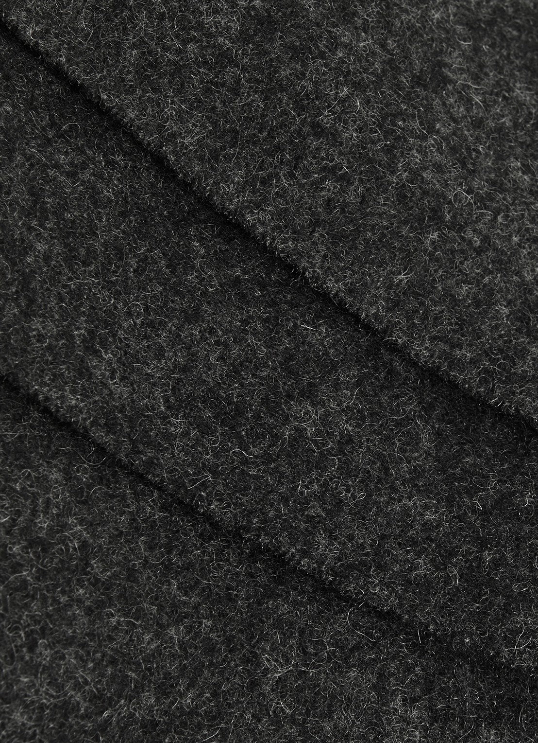 Reiss Picton sjaal in kasjmierblend 180 x 31 cm - detail 2 bordeauxrood