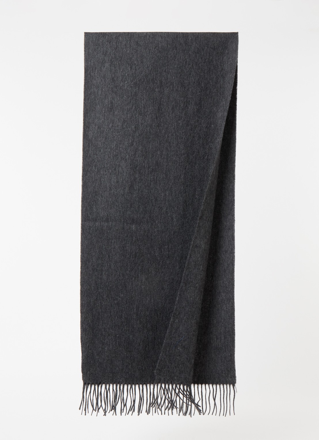 Reiss Picton sjaal in kasjmierblend 185 x 45 cm - voorkant 3 steenrood
