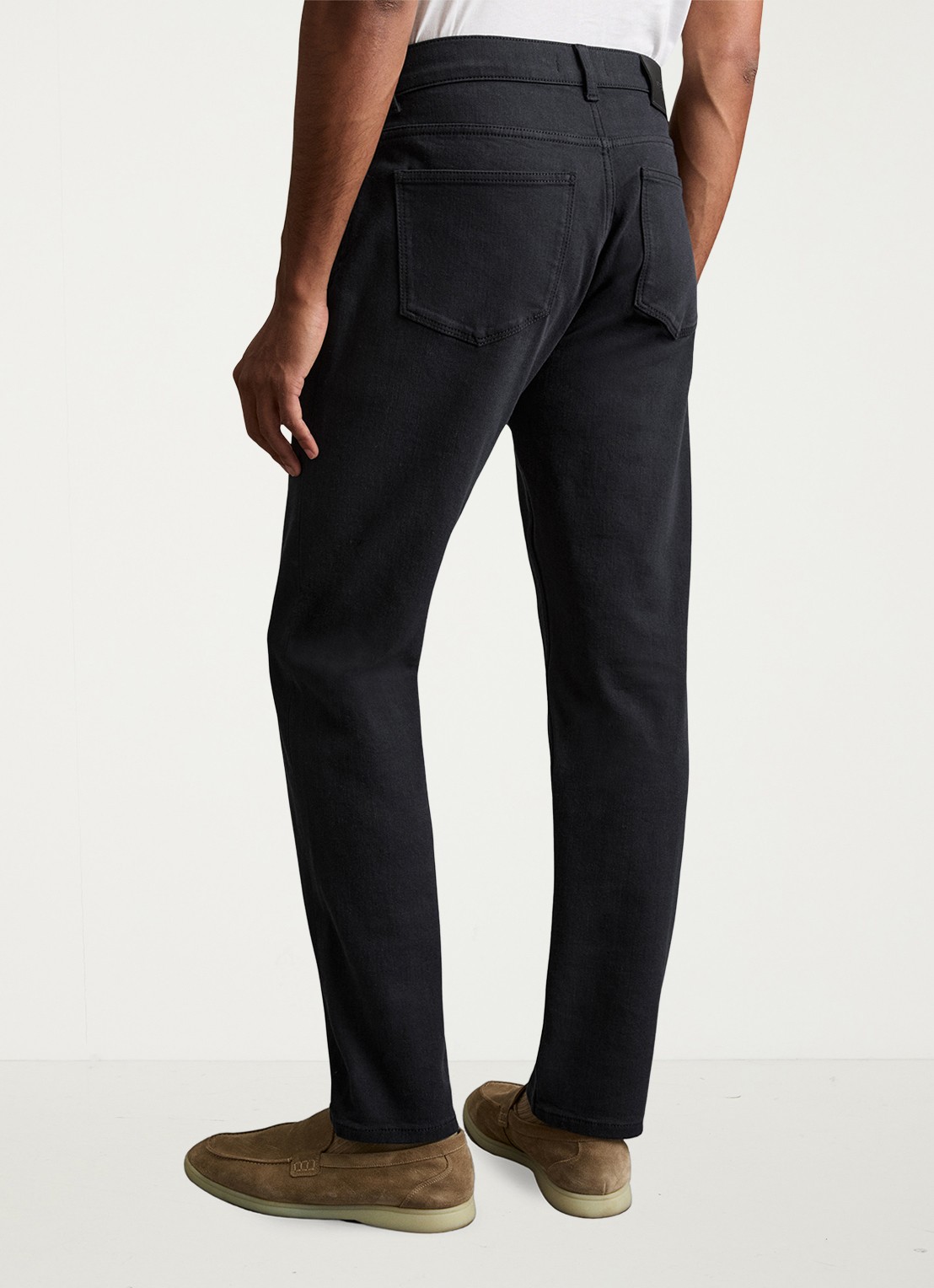 Reiss Picton slim fit jeans met steekzakken - achterkant 5 donkerblauw