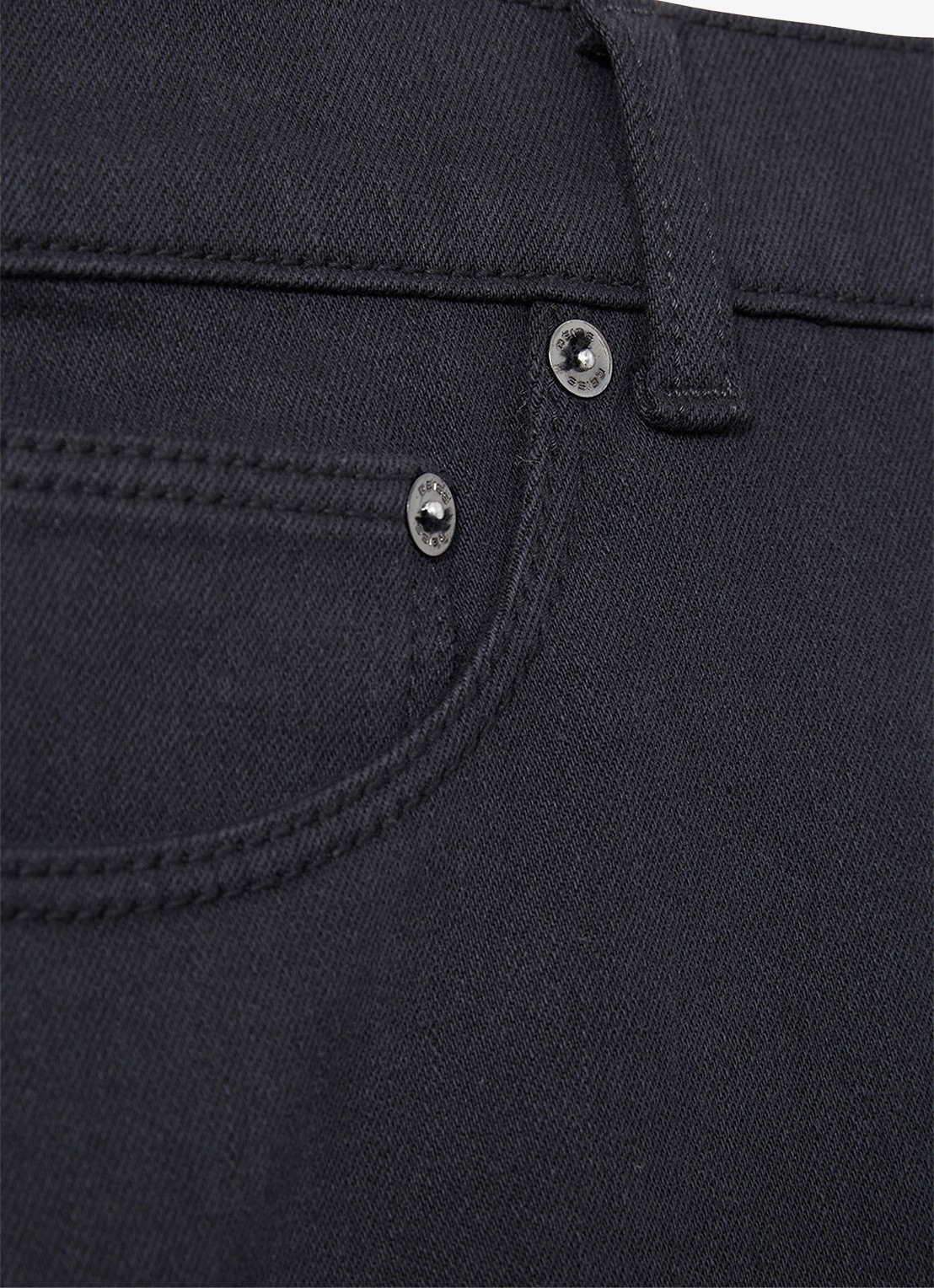 Reiss Picton slim fit jeans met steekzakken - detail 4 donkerblauw