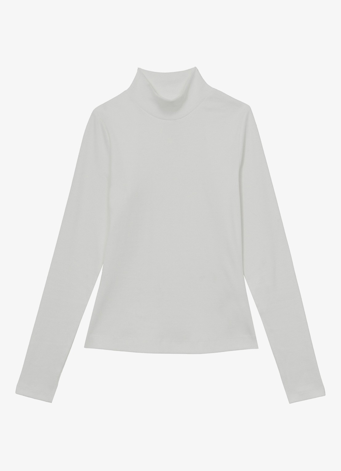 Reiss Polly longsleeve met stretch - voorkant wit