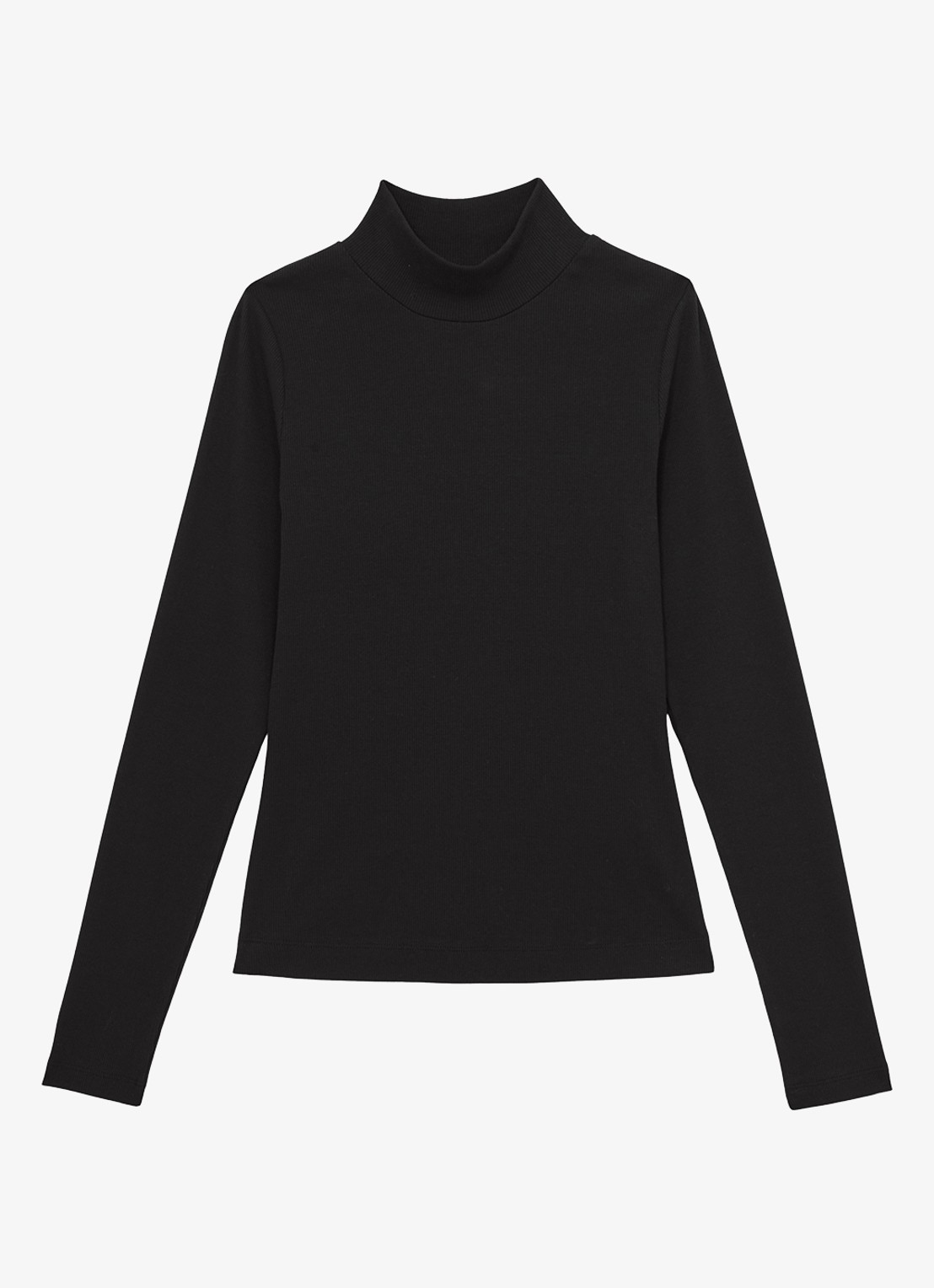 Reiss Polly longsleeve met stretch - voorkant 4 zwart