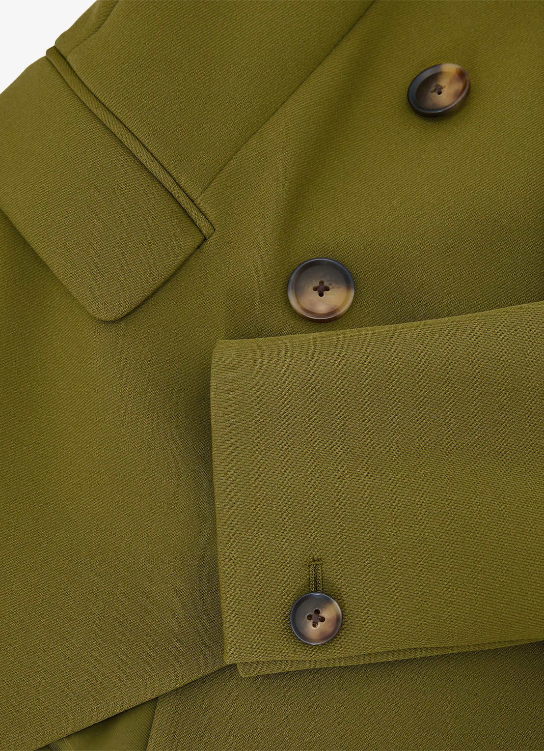 Reiss Priya double-breasted blazer met klepzakken - detail 5 groen