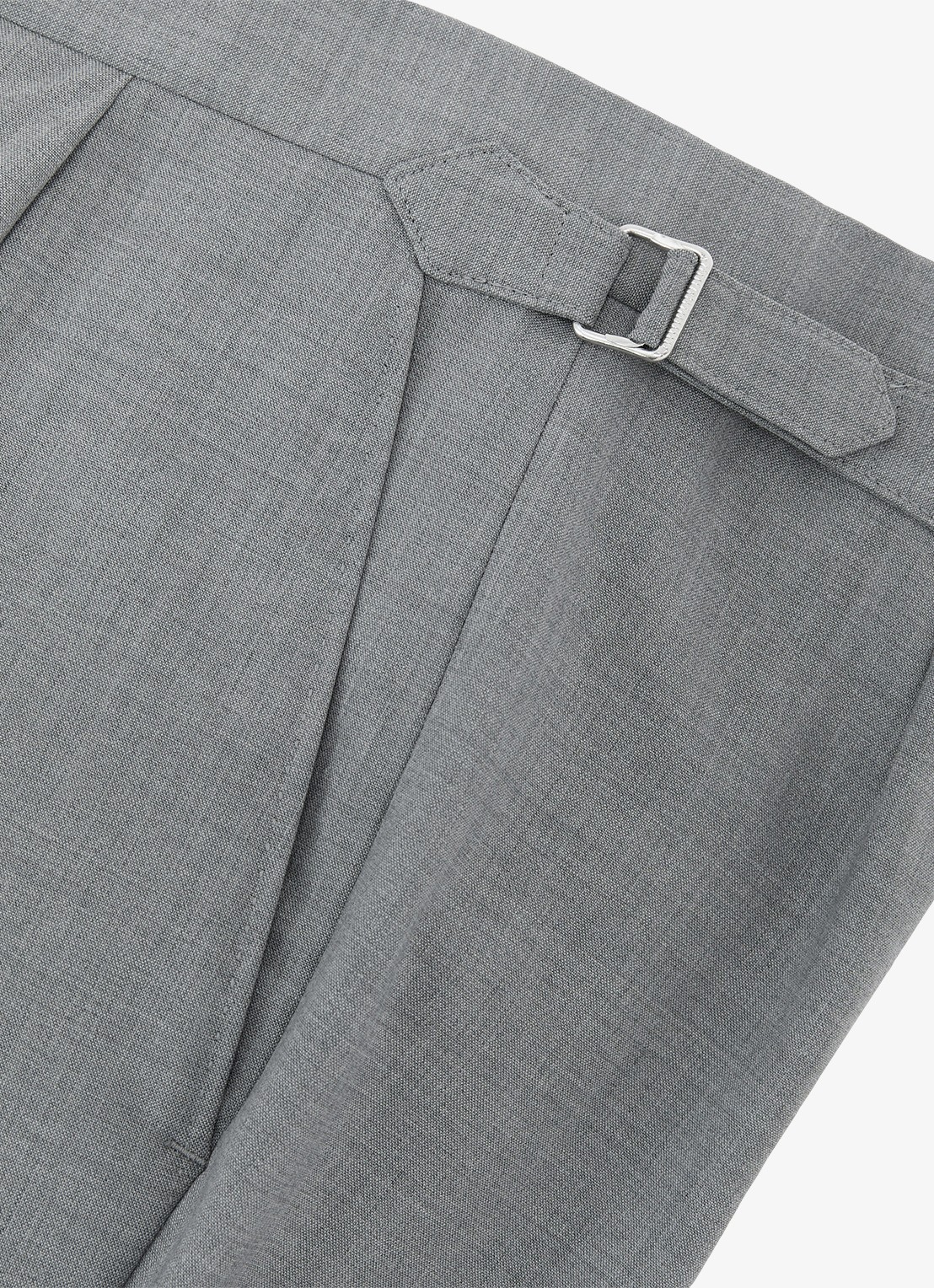 Reiss Promise Adjuster pantalon in wolblend met steekzakken - detail 6 lichtgrijs