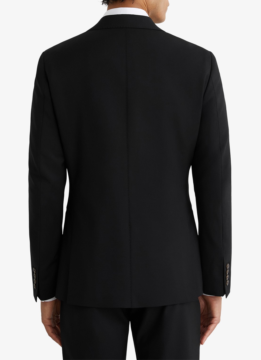 Reiss Promise slim fit colbert in wolblend - achterkant 3 zwart