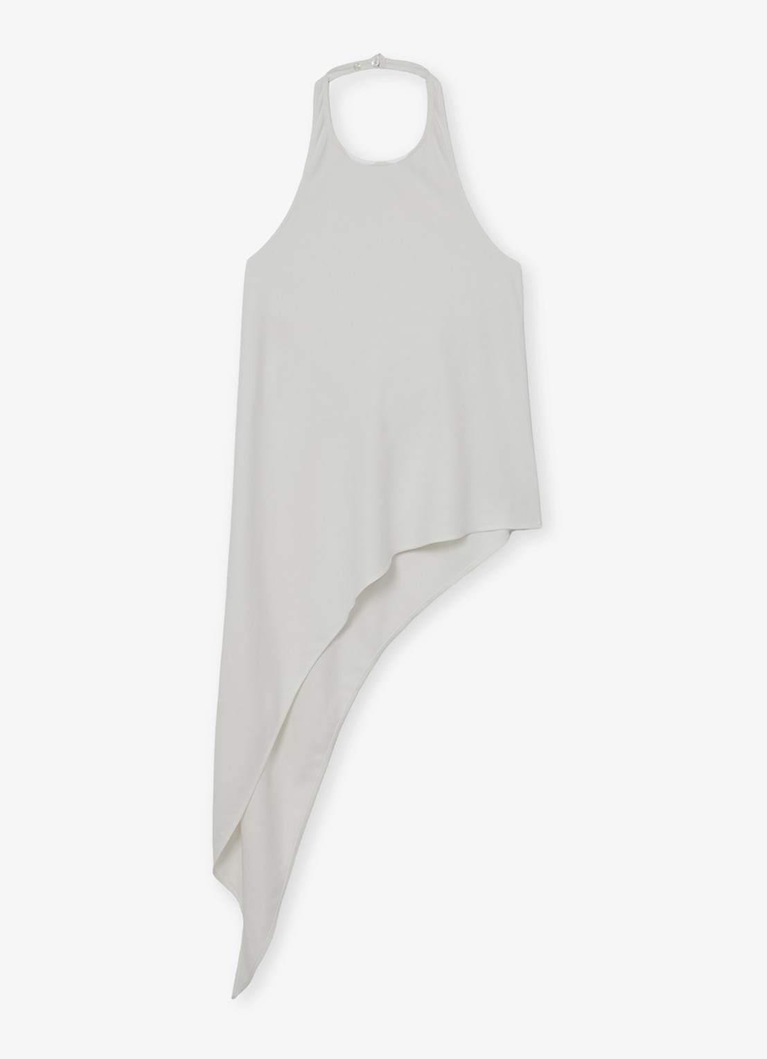 Reiss Quinn top met asymmetrische zoom - voorkant 6 wit