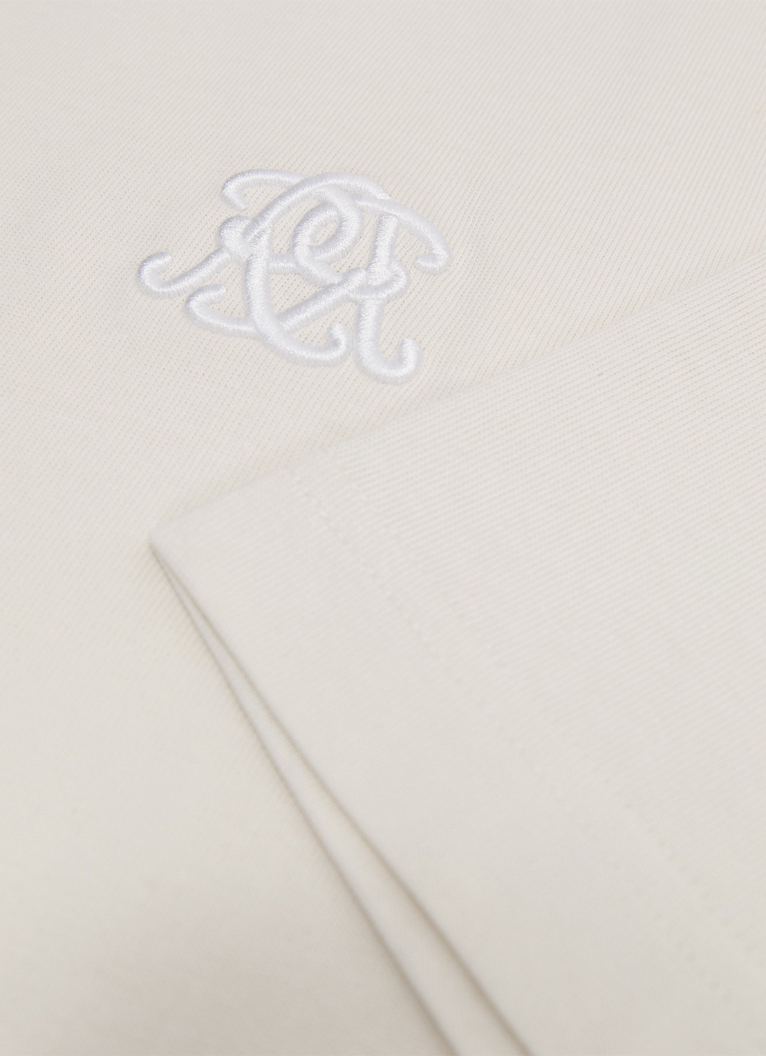 Reiss Rainer T-shirt met borduring - detail 3 white / wit