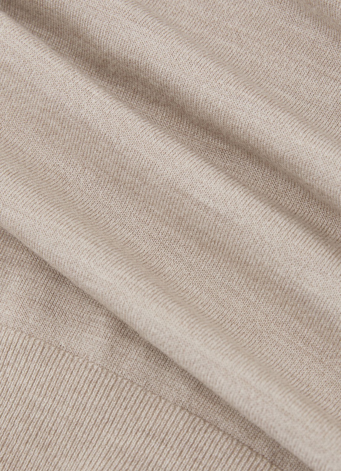 Reiss Regular fit polo met gemêleerd dessin - detail 6 beige