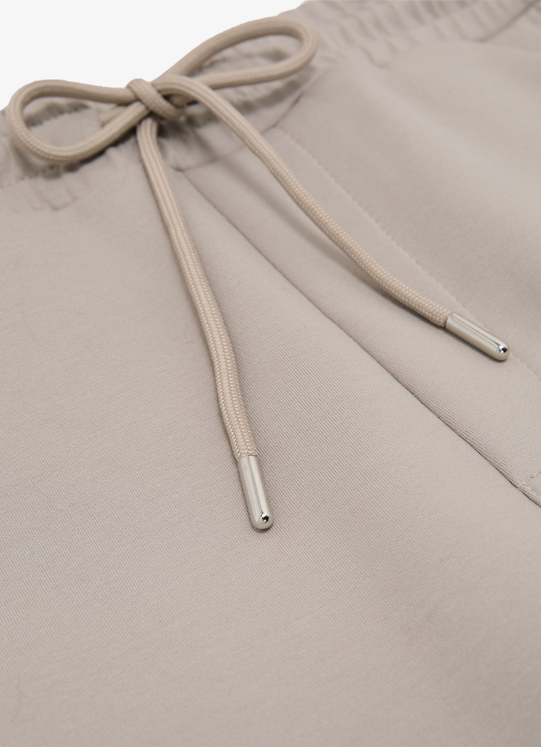 Reiss Reid straight fit korte broek met steekzakken - detail 5 stone / beige