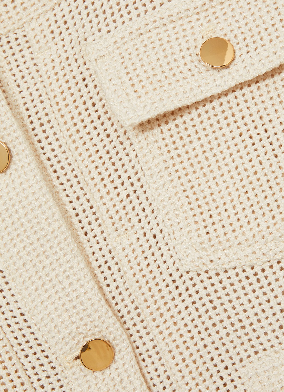 Reiss Renzo jack met structuur - detail 5 creme
